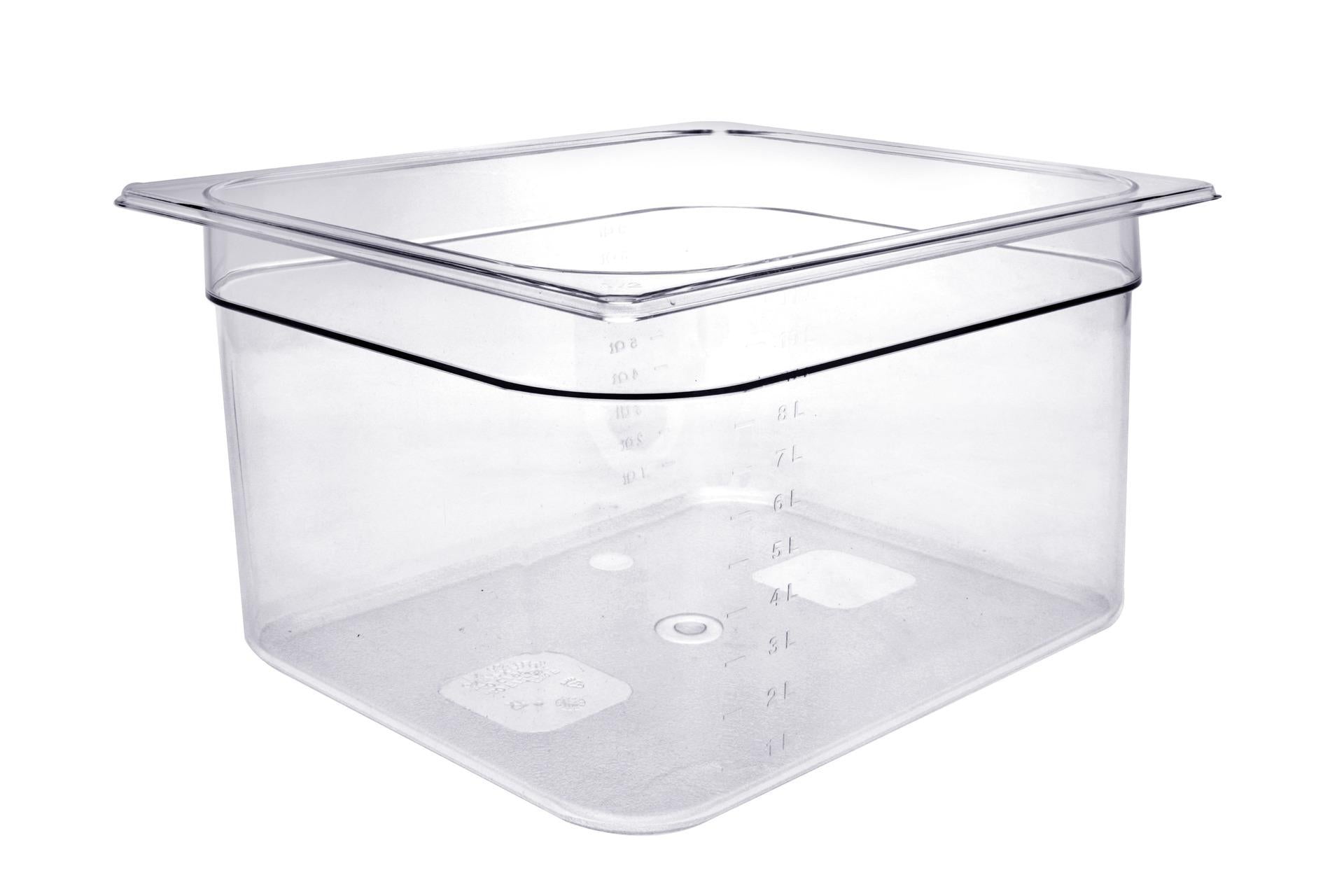 Mori2A Bacinella GN 1/2 In Policarbonato - 32 x 26 cm H.20 cm