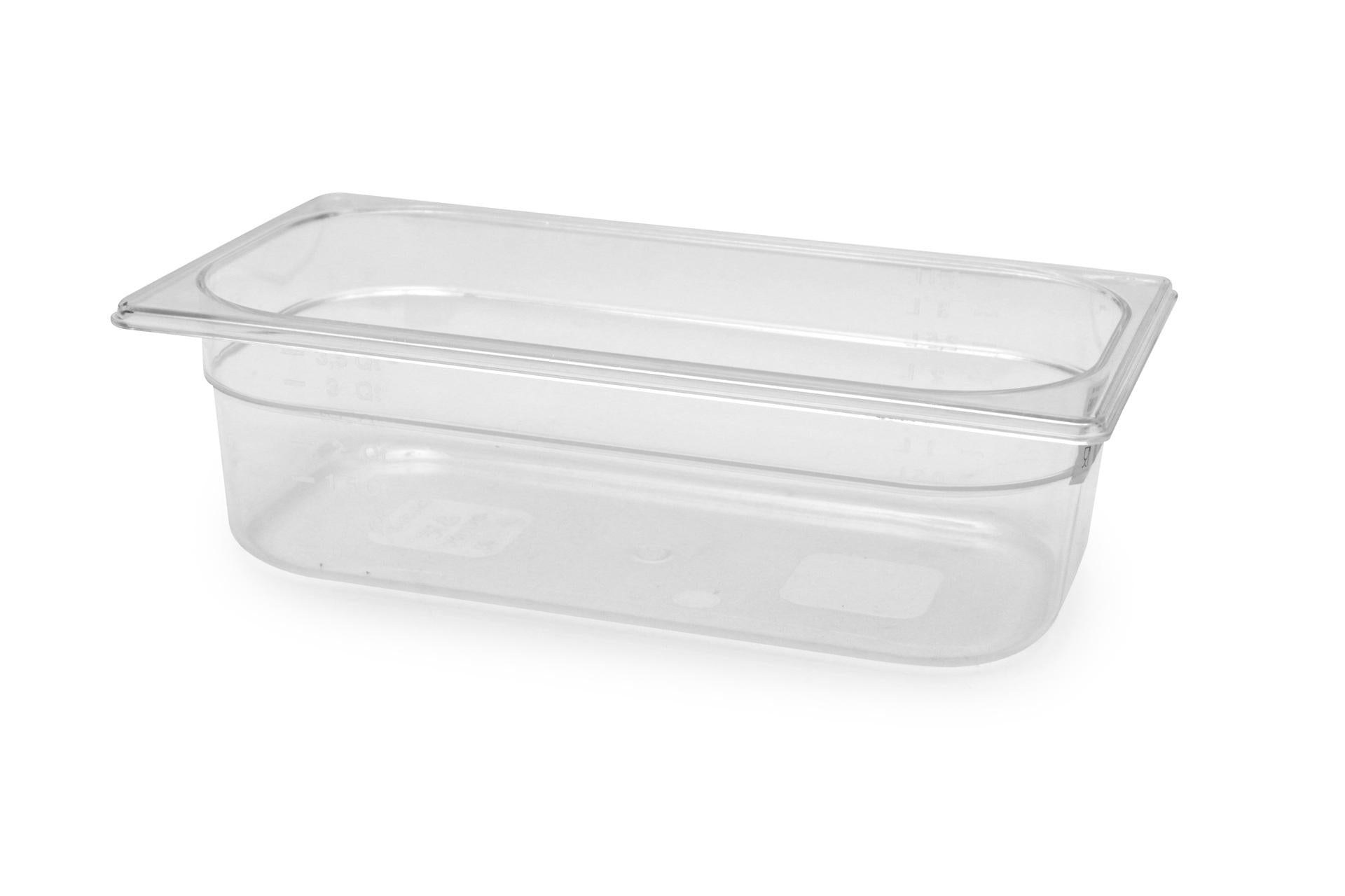 Mori2A Bacinella GN 1/3 in Policarbonato H.10 cm - 32 x 18 cm