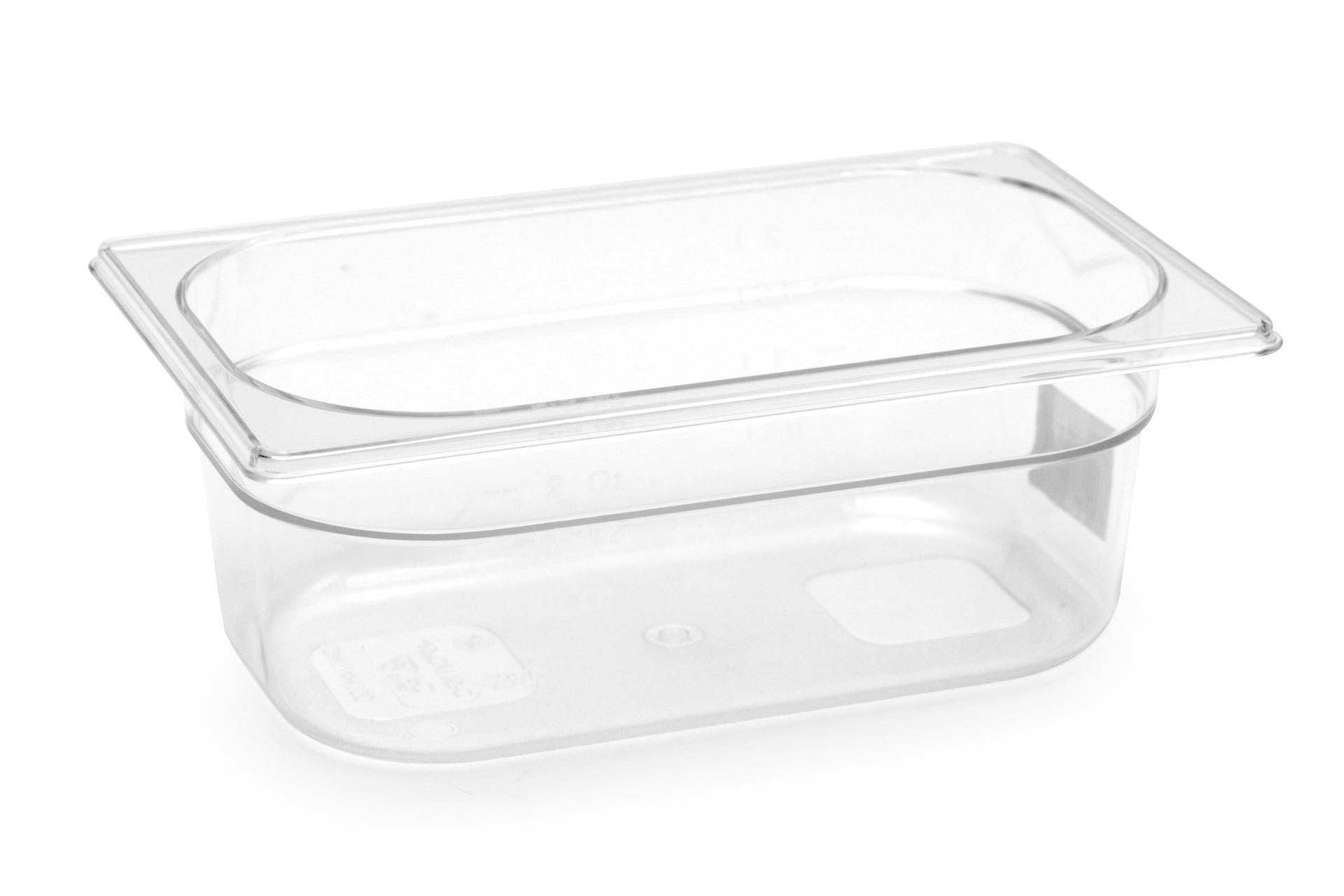 Mori2A Bacinella GN 1.4 in Policarbonato H.10 cm - 26 x 16 cm