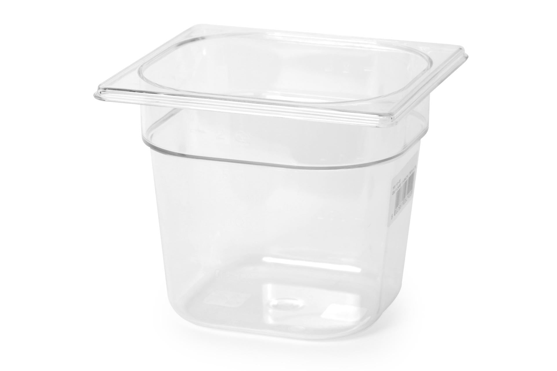 Mori2A Bacinella GN 1.6 In Policarbonato H.15 cm - 17 x 16 cm