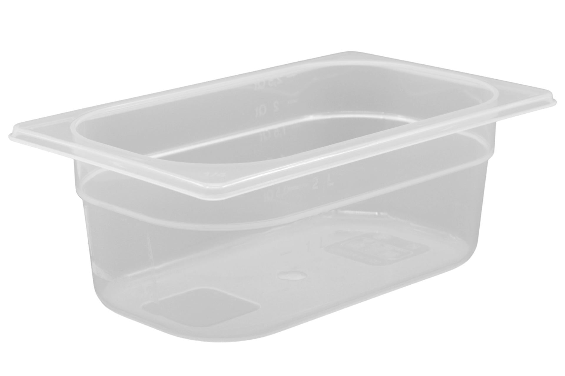 Mori2A Bacinella GN 1/4 in Polipropilene H.10 cm - 26 x 16 cm