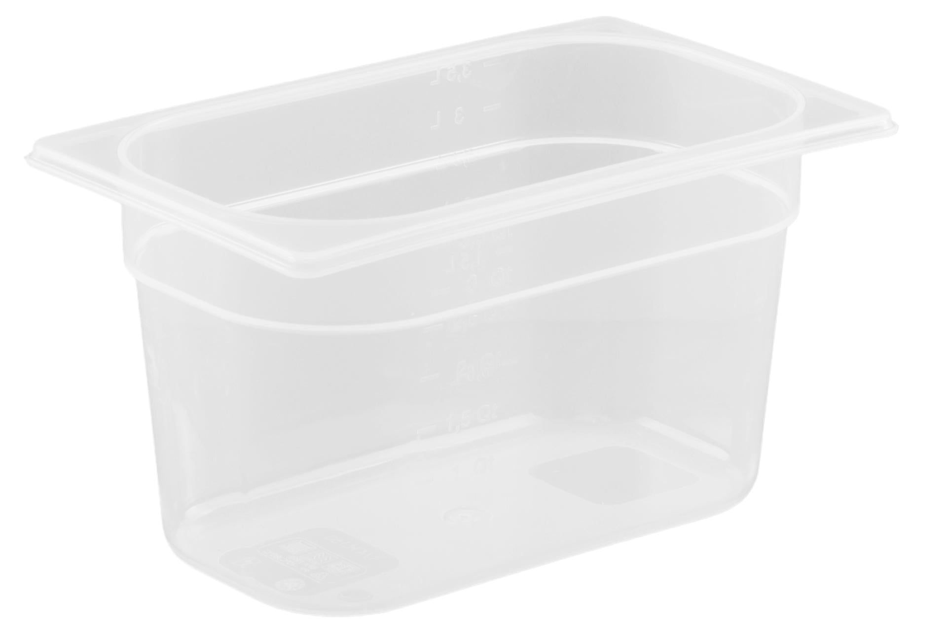 Mori2A Bacinella GN 1.4 In Polipropilene 26 x 16 cm - H.15 cm