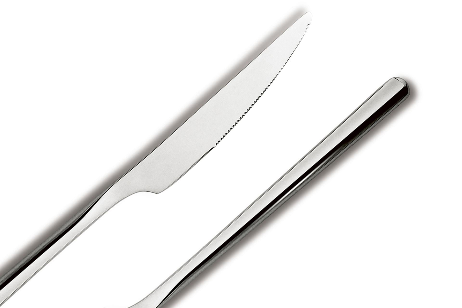 Comas Canada Coltello Tavola Inox 6540 - Linea Posate In Acciaio Inox - Set 12 Pz