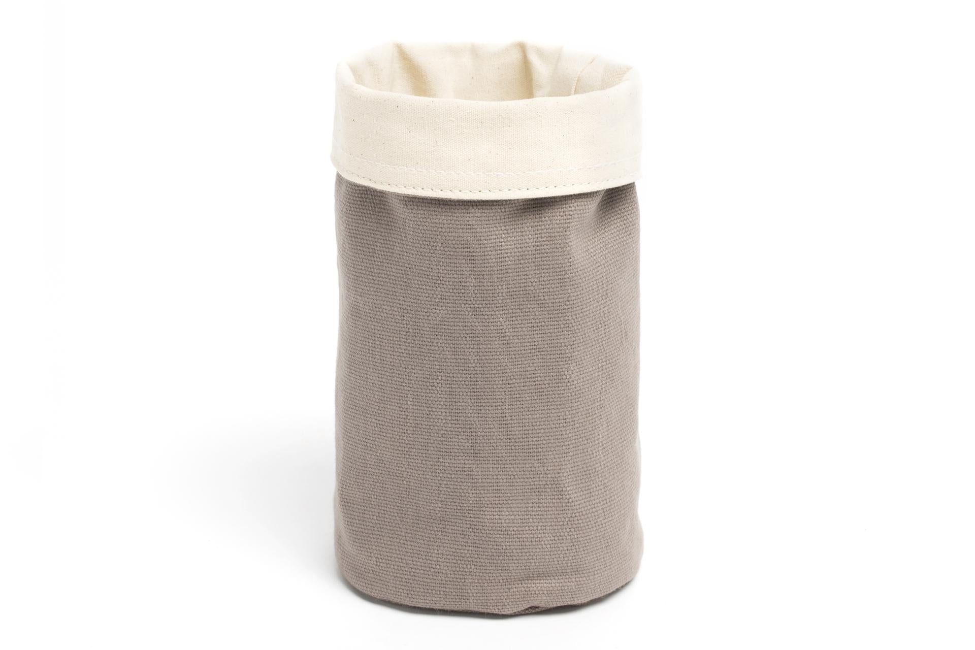 Comas Paneras Porta Grissini Elegante Ø10 x 22H cm In Cotone Grigio - Set 5 Pz
