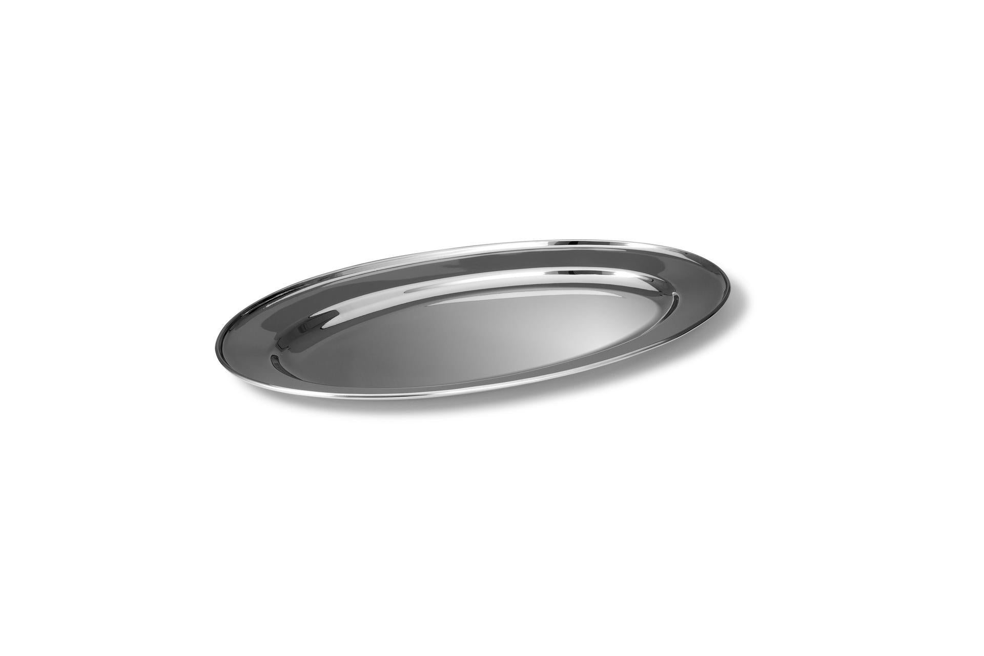 Comas Vassoio Ovale Inox 35 x 23.5 cm In Acciaio Inox