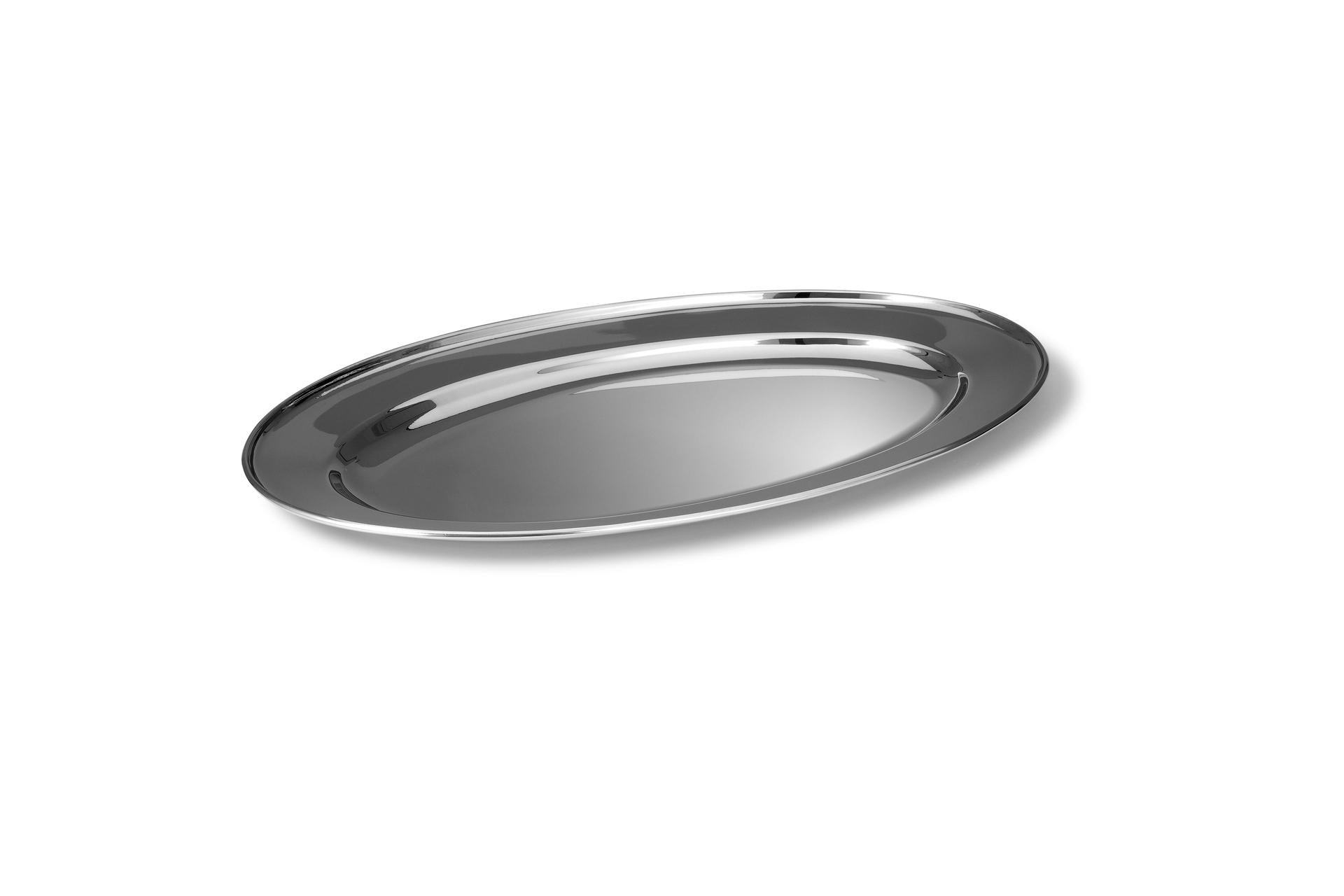 Comas Vassoio Ovale Inox 45 x 29.5 cm In Acciaio Inox