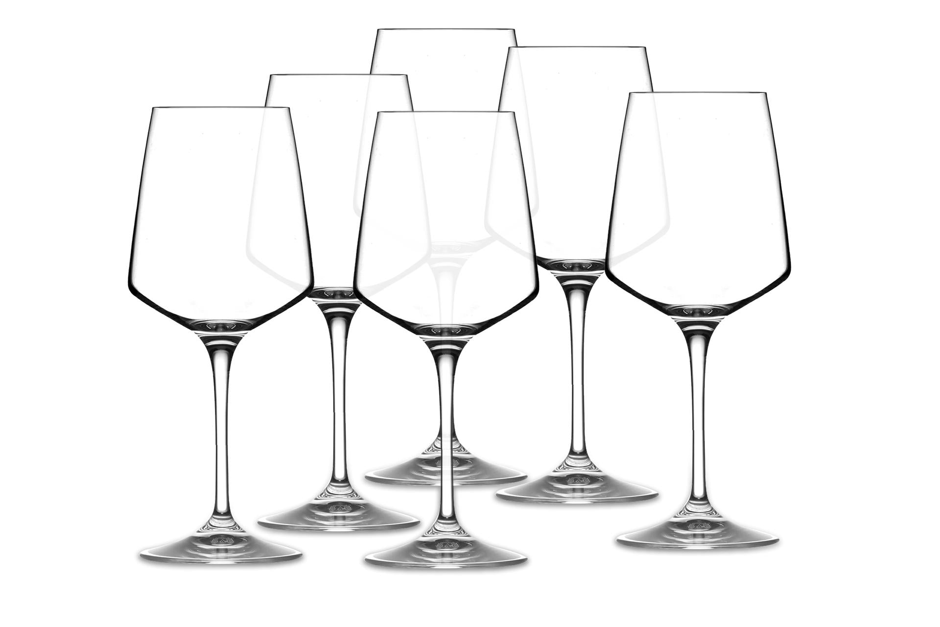 RCR Cristalleria Italiana Aria Set 6 Calici Vino 38 cl In Cristallo Ecologico - Set 6 Pz
