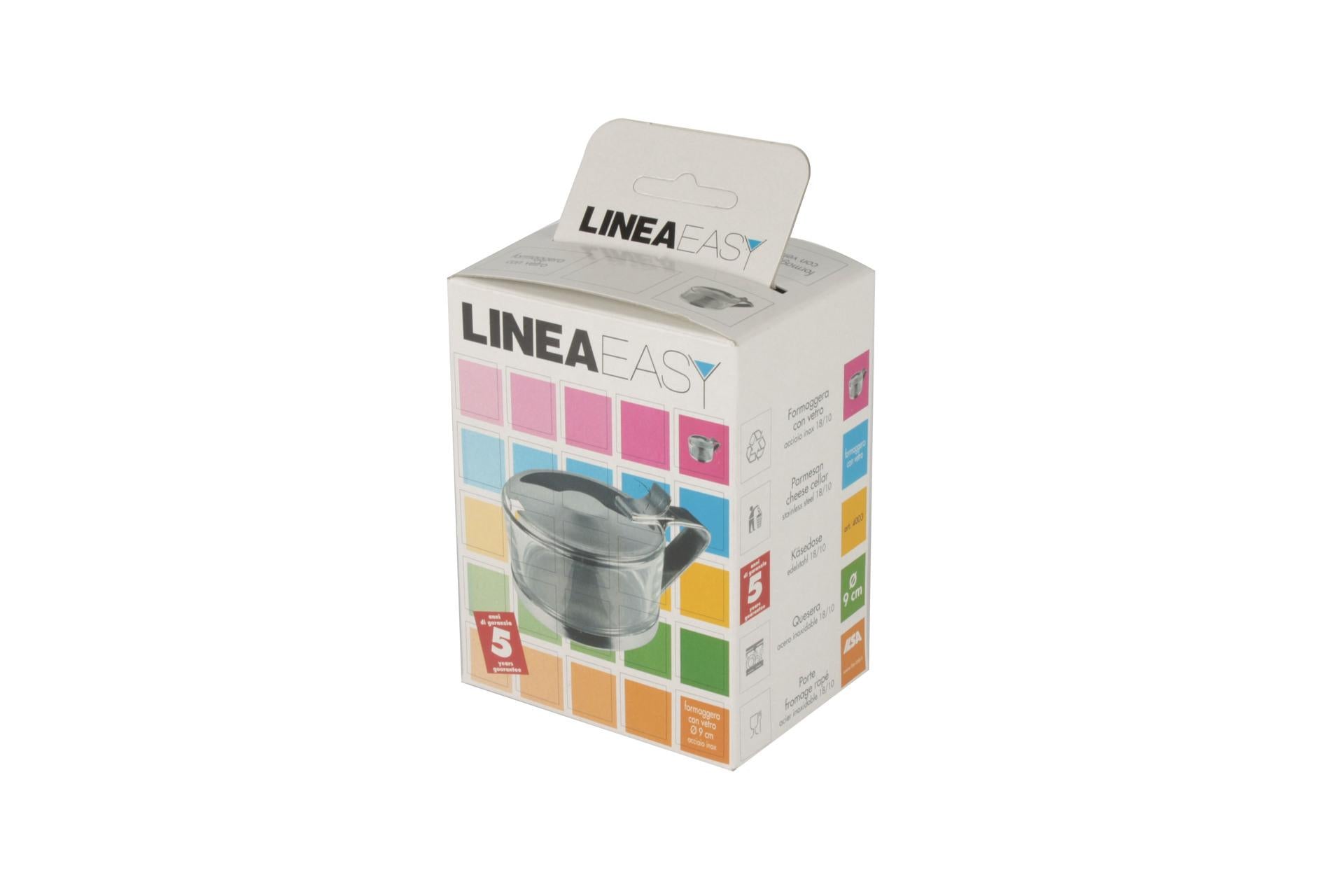 Ilsa Easy Formaggera Con Coperchio In Acciaio Inox e Corpo In Vetro 3