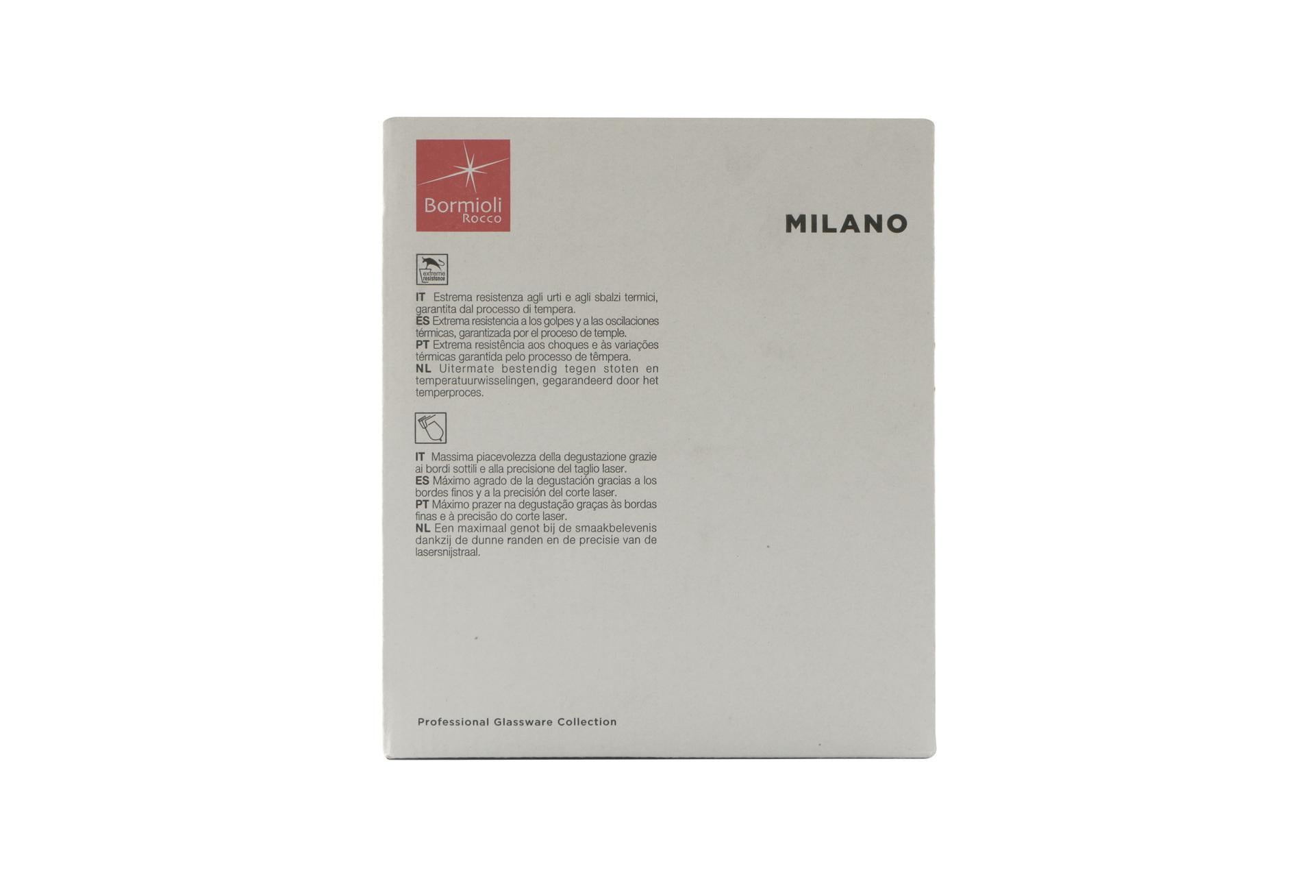 Bormioli Rocco Milano Set 6 Calici Vino Bianco 44 cl In Vetro Temperato - Set 6 Pz 7