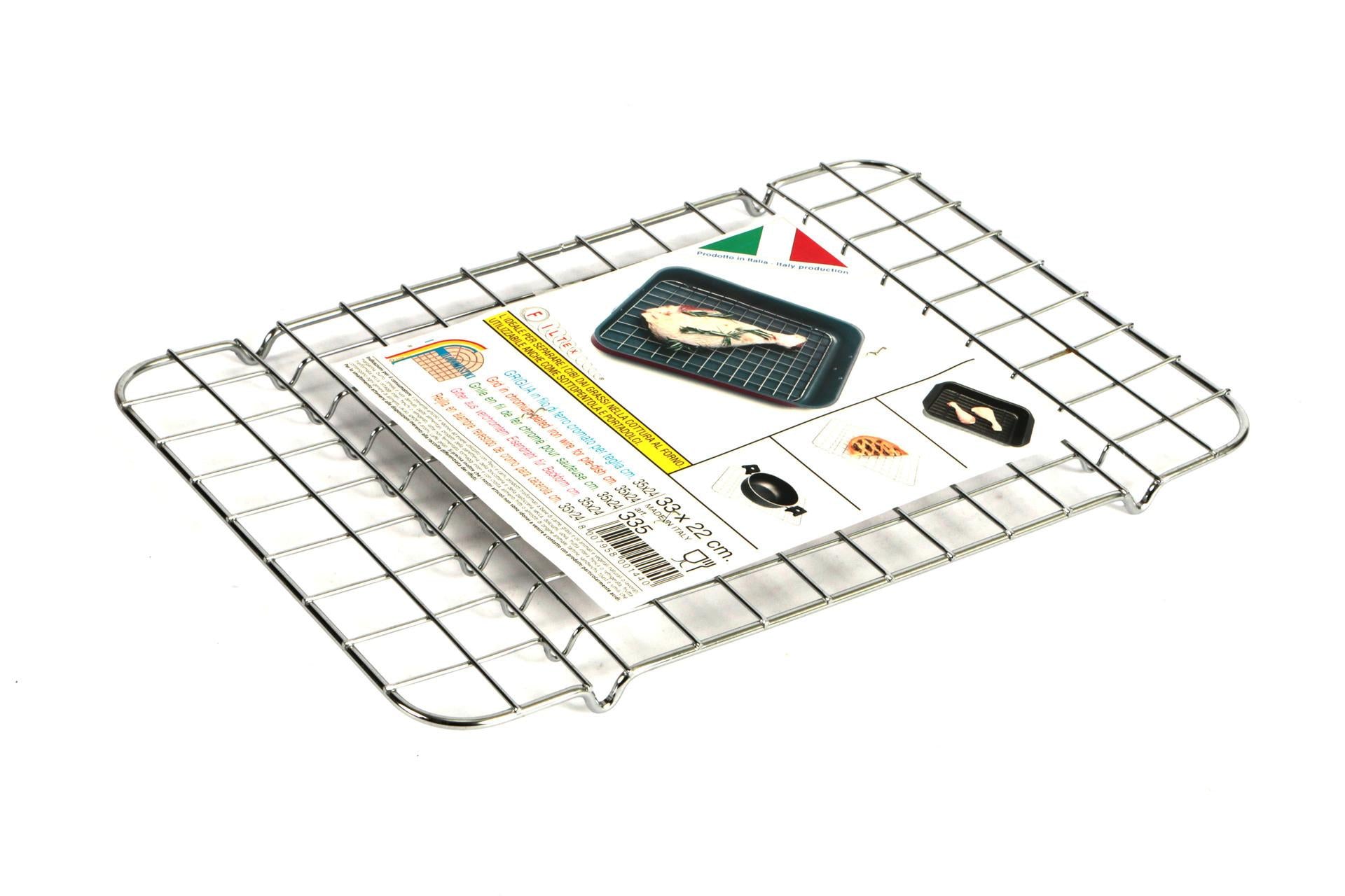 Filtex Griglia Filo Cromato per Teglia 33 x 22 cm