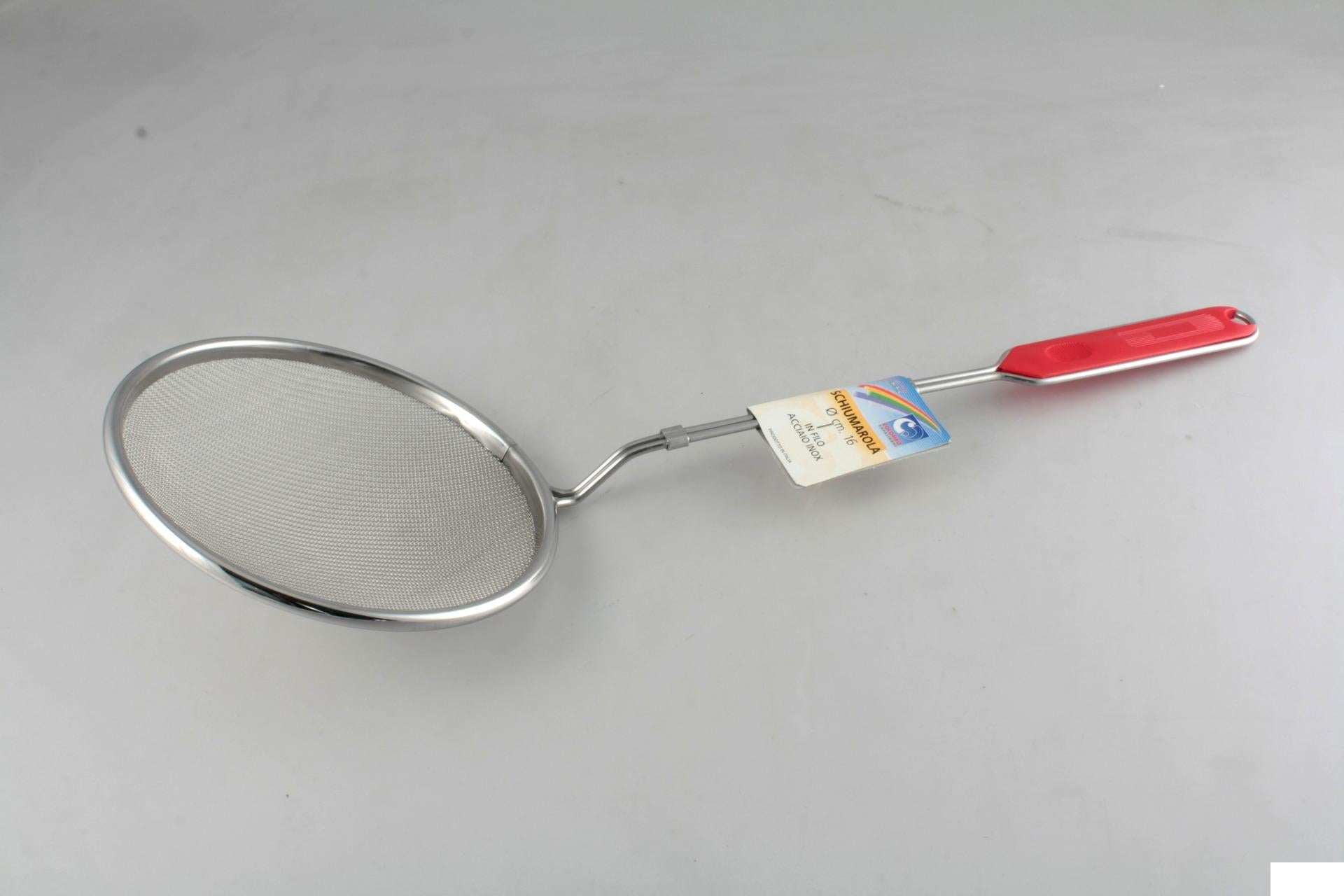 Colombo Casalinghi Schiumarola Inox Rete Fine Ø16 cm In Acciaio Inox