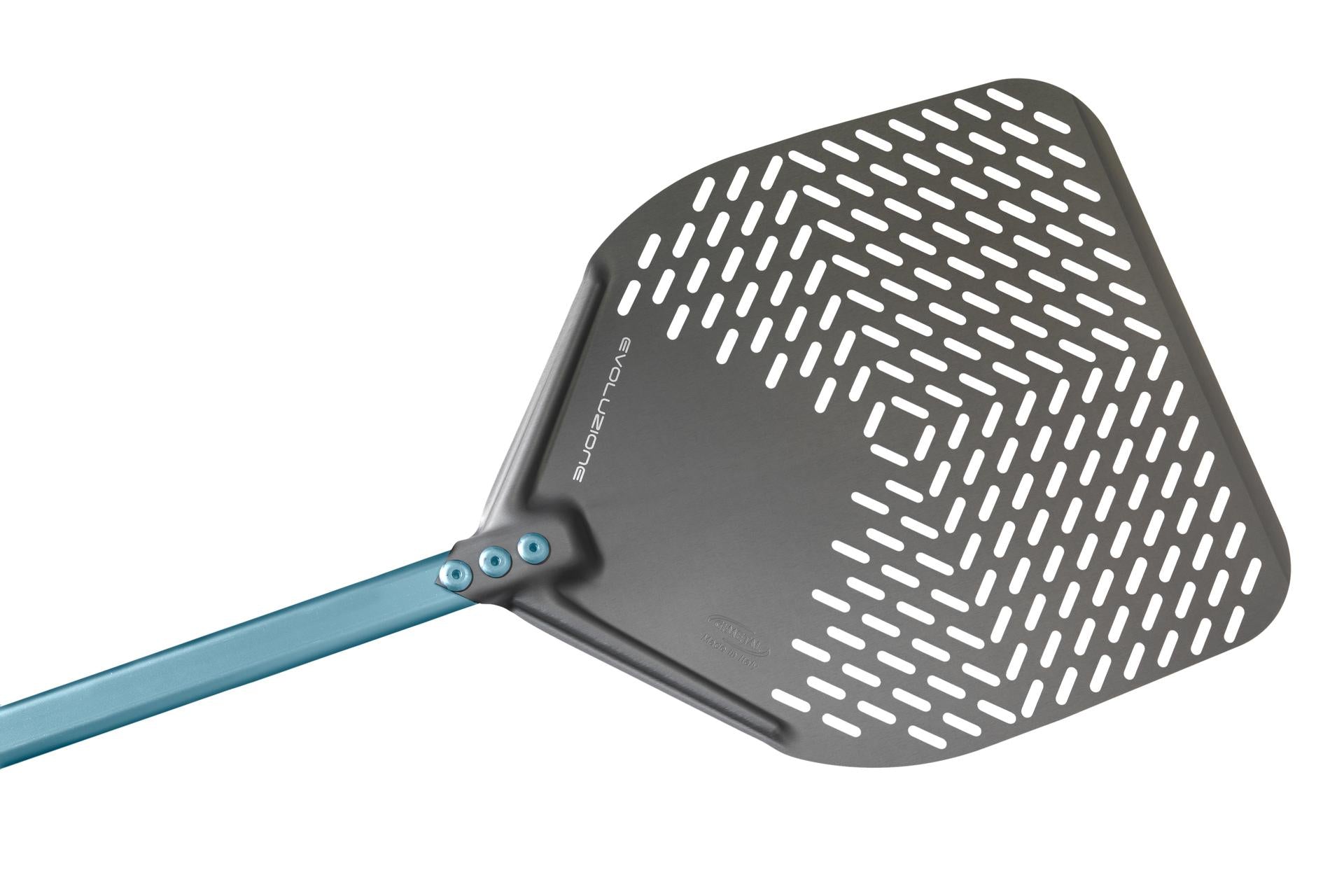 Gi Metal Evoluzione Pala Pizza Forata 36x36 cm - Manico 150 cm In Alluminio S.H.A. Anodizzato 1