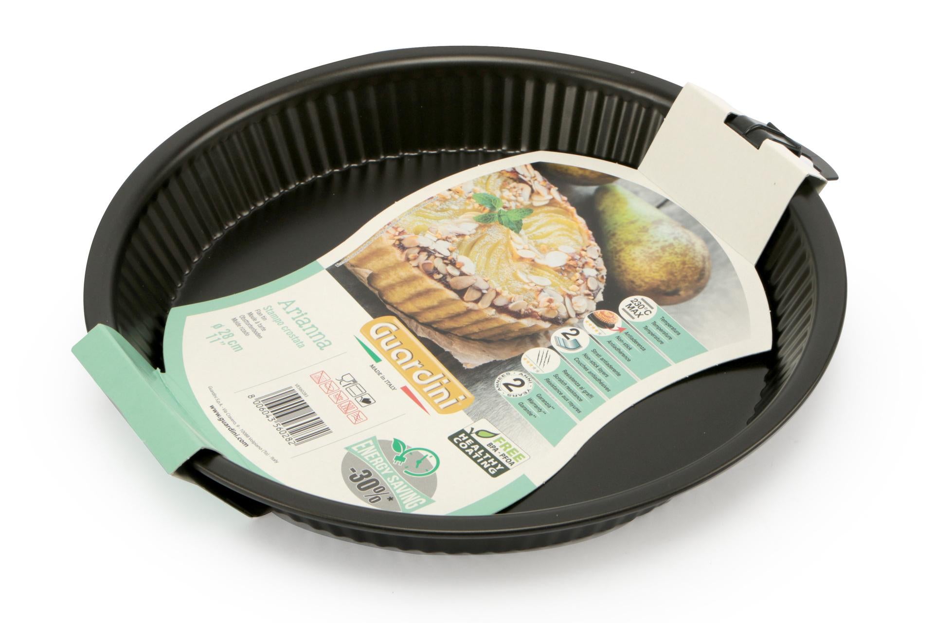 Guardini Arianna Stampo Crostata Ø28 cm - Acciaio Hi-Top Antiaderente Teflon Classic