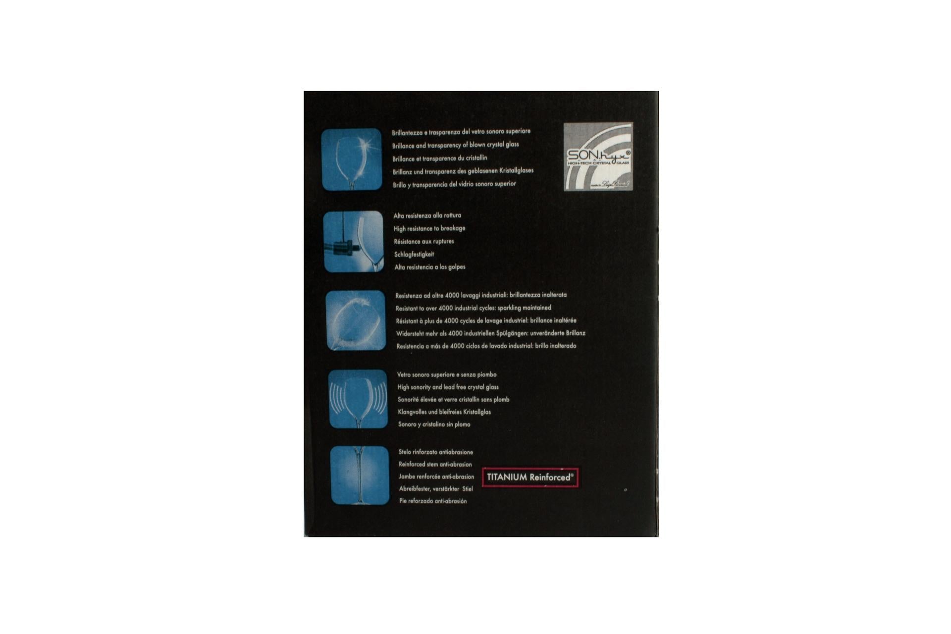 Bormioli Luigi Intenso Set 6 Calici 35 cl - Calice Ad Elevata Resa Sensoriale Lavabile In Lavastoviglie - Set 6 Pz 8