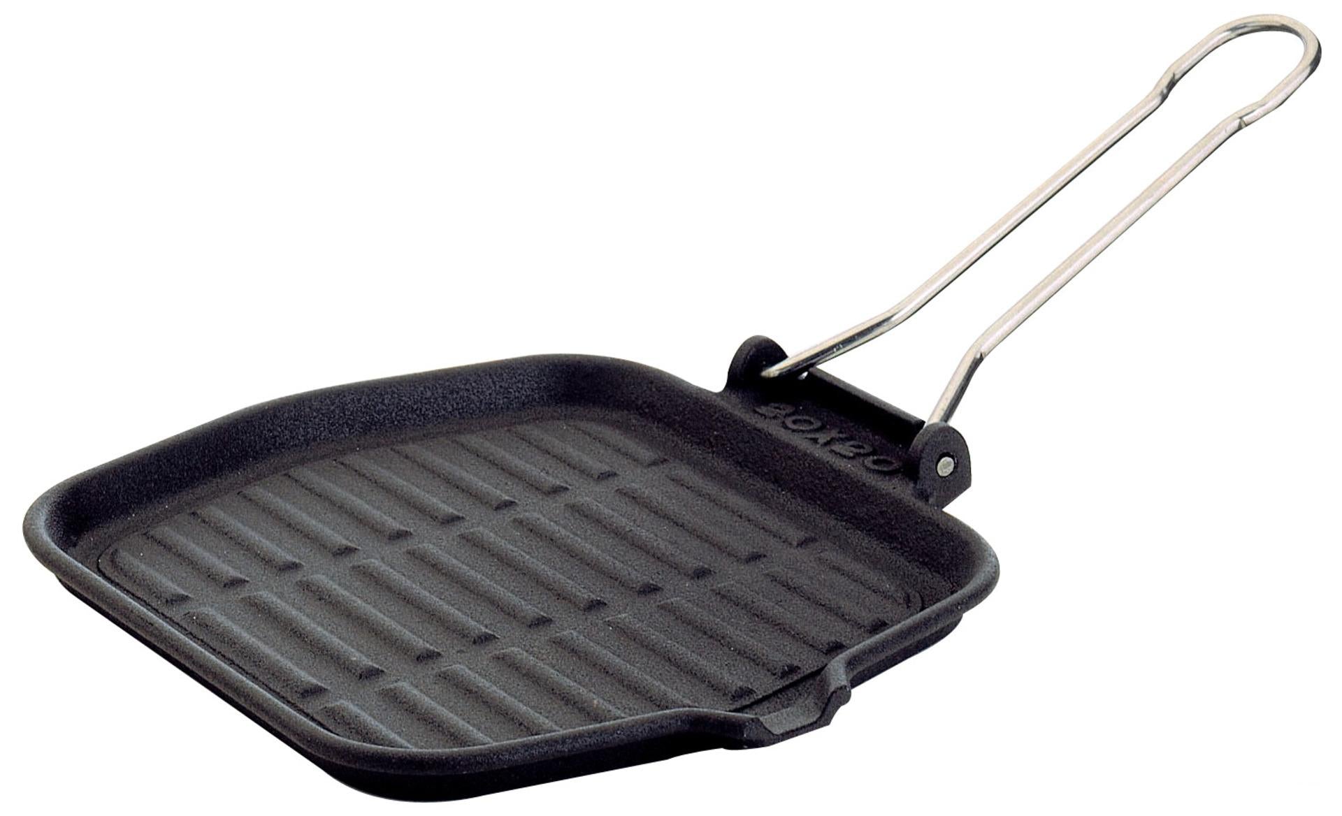 Ilsa Dietella Bistecchiera Quadrata 20 cm In Ghisa Smaltata Adatta Per Induzione