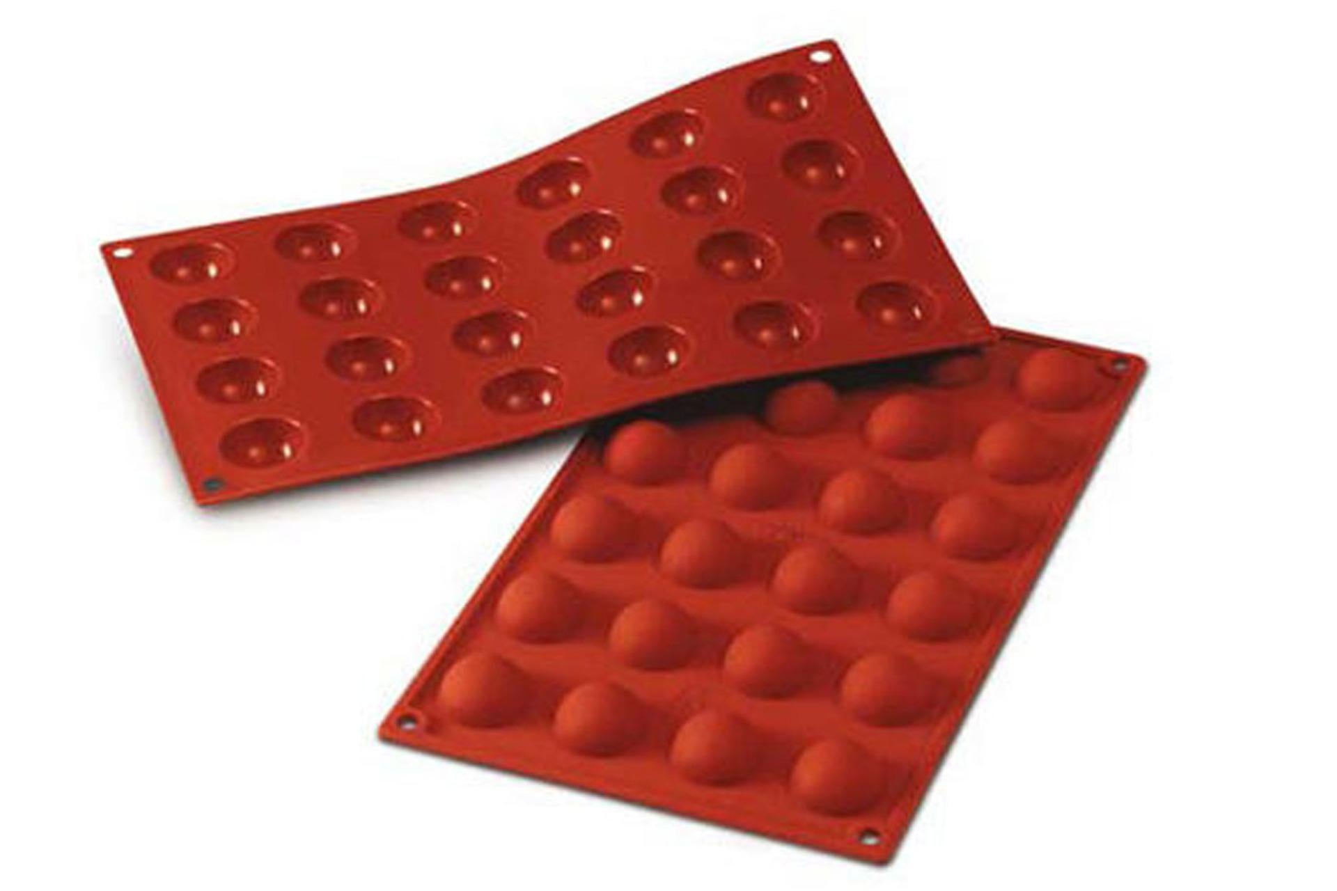 Silikomart Classic Silicone Stampo 24 Semisfere Ø3 cm - H.1.5 cm Resistente da -60°C a 230°C