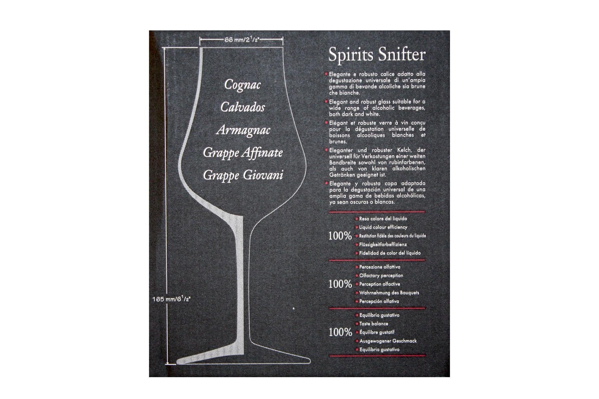 Bormioli Luigi Vinoteque Set 6 Calici Spirits Snifter Cl.17 - Vetro Sonoro Superiore High Tech Senza Piombo - Set 6 Pz 5