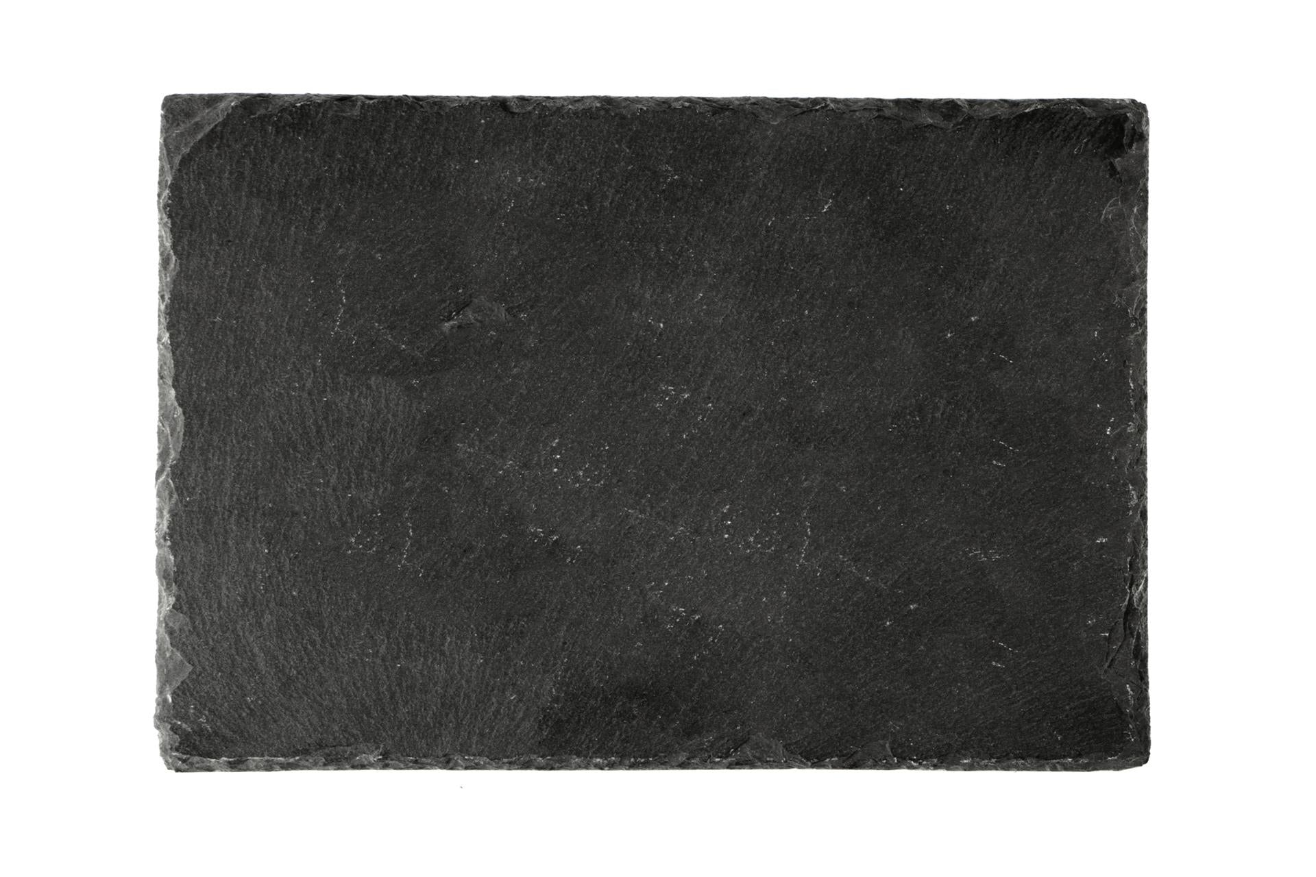 Import Tavola Professional Piatto Rettangolare 38 x 26 cm In Ardesia Naturale - Set 6 Pz