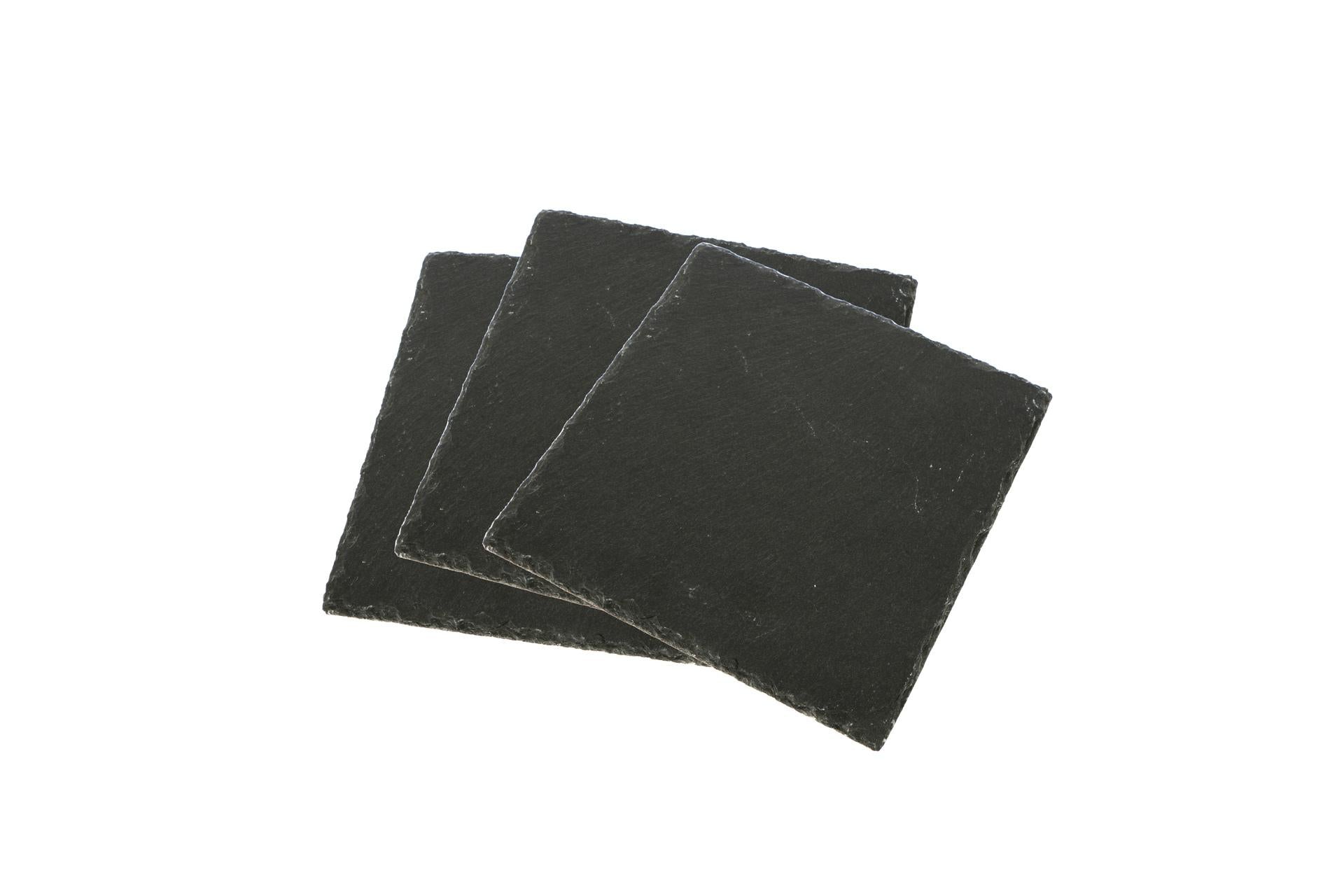 Import Tavola Professional Set 18 Piatti Quadrati 14 x 14 cm In Ardesia Naturale - Set 18 Pz