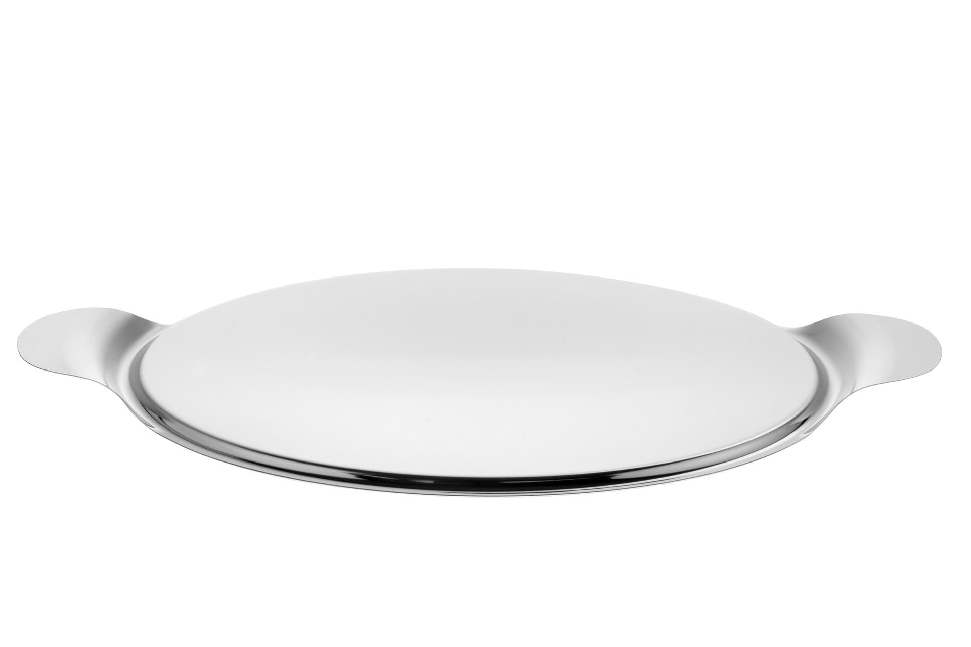 APS Piatto Torta Inox H.11 cm - Ø30 cm Con Coperchio In Polistirene