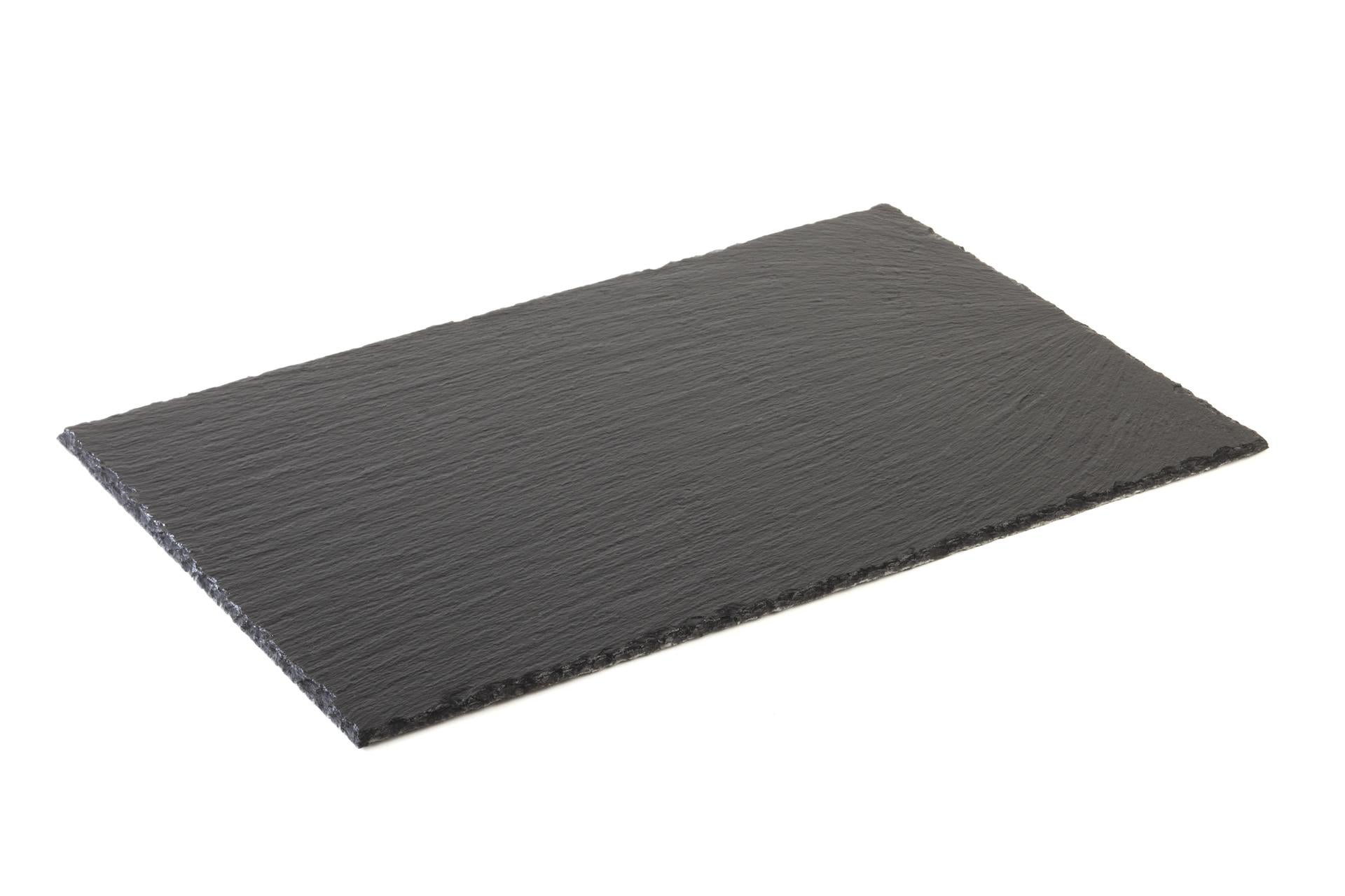 APS Vassoio In Ardesia Naturale GN 1/1 - 53 x 32.5 cm Con Piedini Antiscivolo