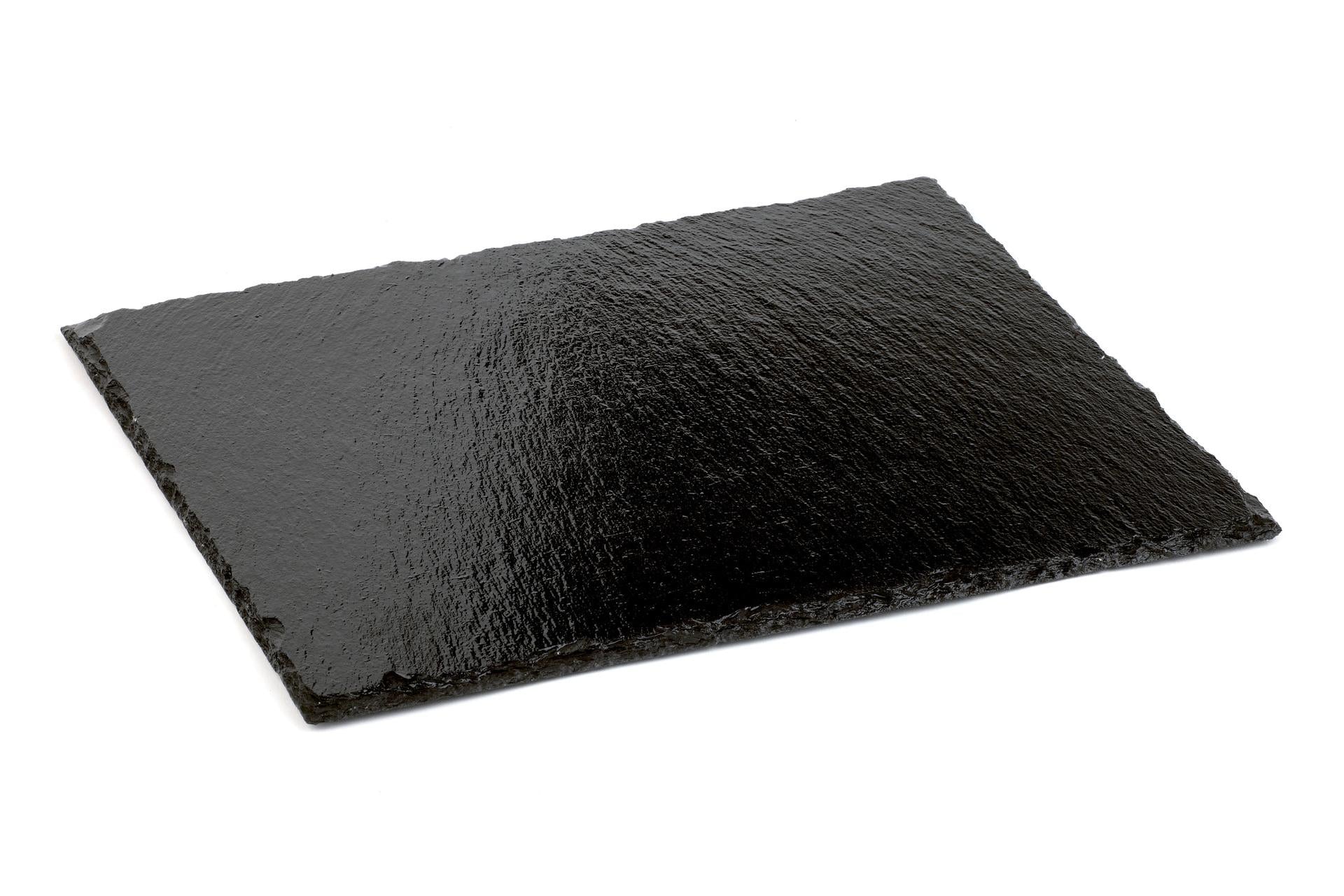 APS Vassoio In Ardesia Naturale GN 1/2 - 32,5 x 26,5 cm Spessore 6-9 mm Con Piedini Antiscivolo