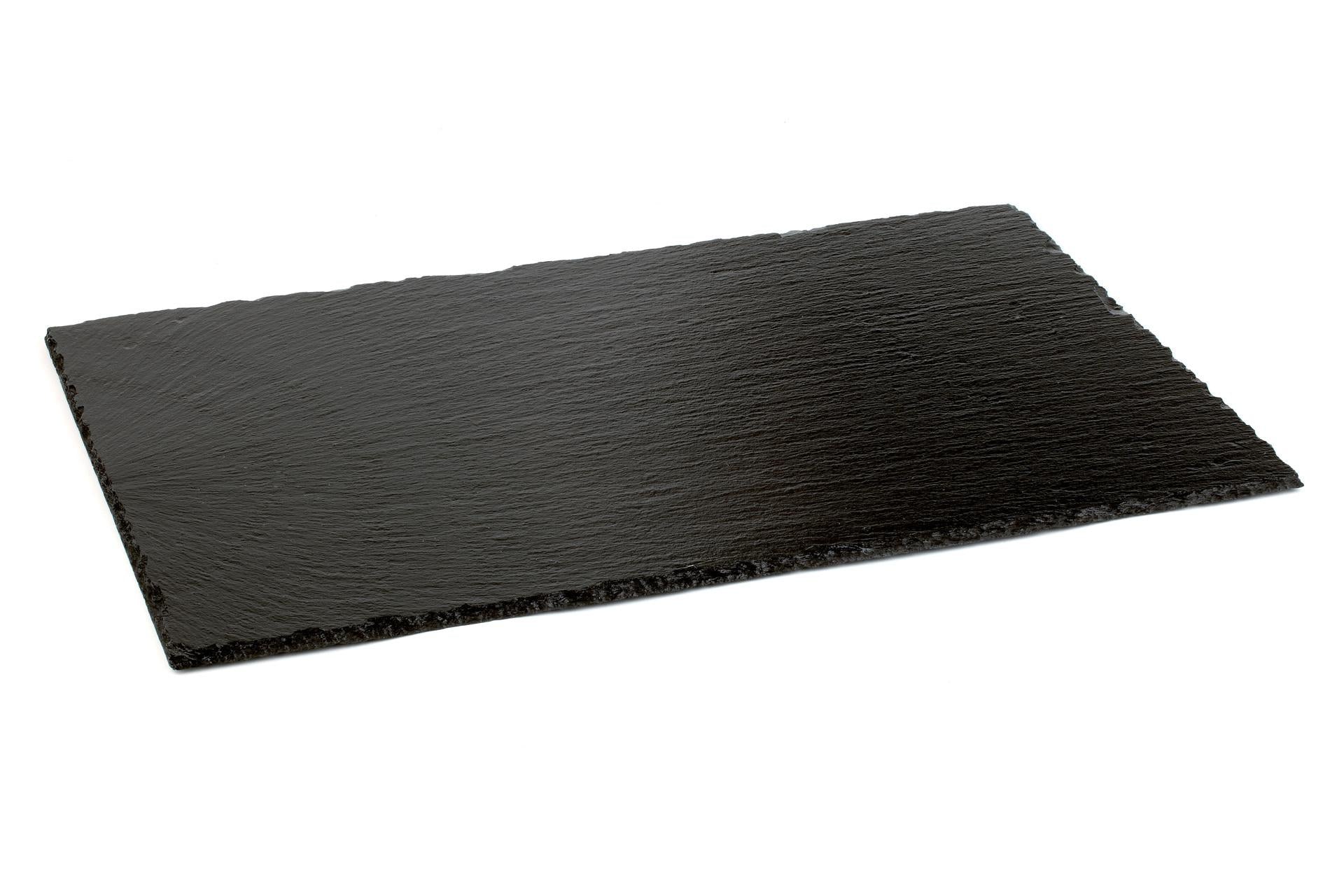 APS Vassoio In Ardesia Naturale GN 1/4 - 26,5 x 16,2 cm Spessore 4-7 mm Con Piedini Antiscivolo