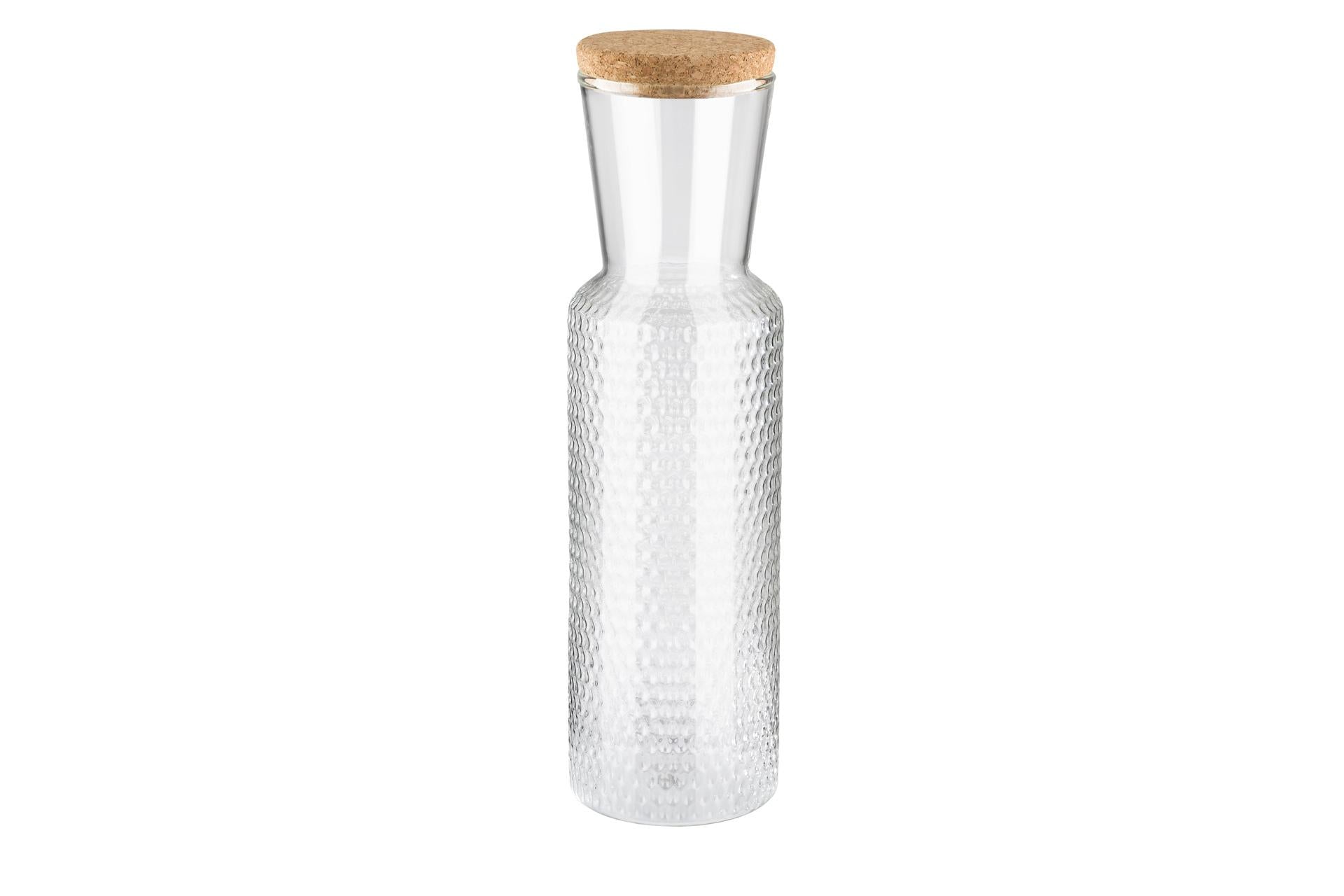 APS Dots Caraffa In Vetro 0.9 L Con Tappo In Sughero