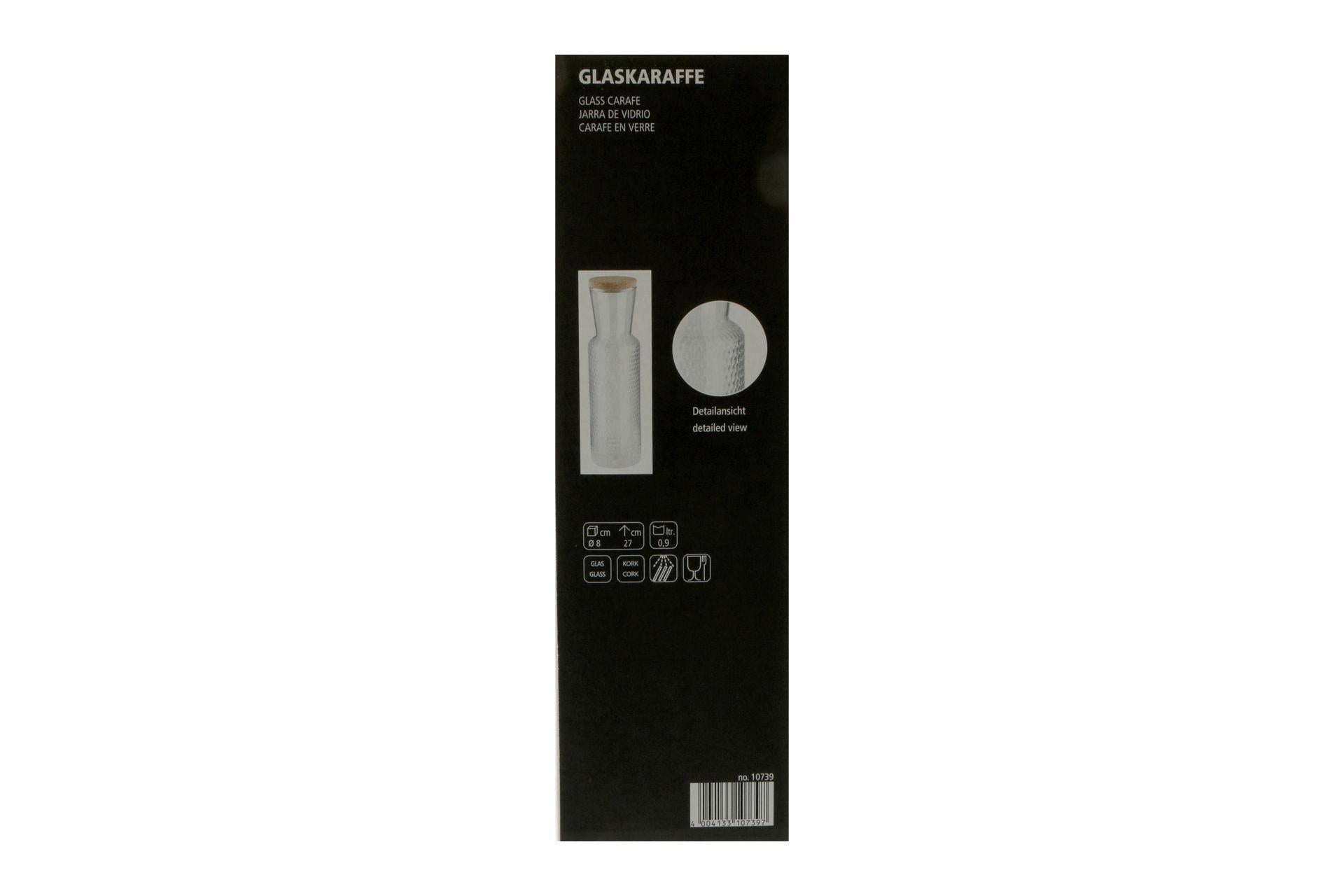 APS Dots Caraffa In Vetro 0.9 L Con Tappo In Sughero 6