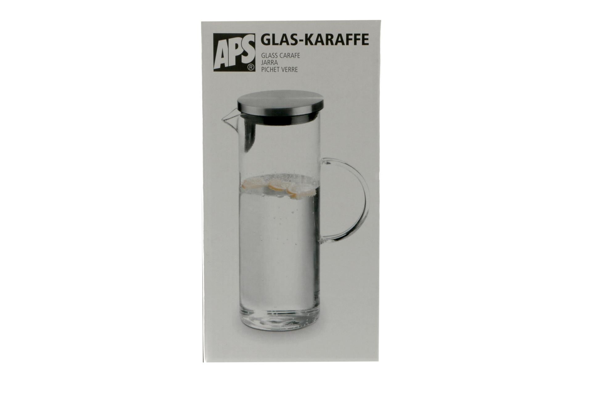 APS Caraffa In Vetro Con Tappo Inox 1.5 L - Ø9.5 x H.27 cm 5