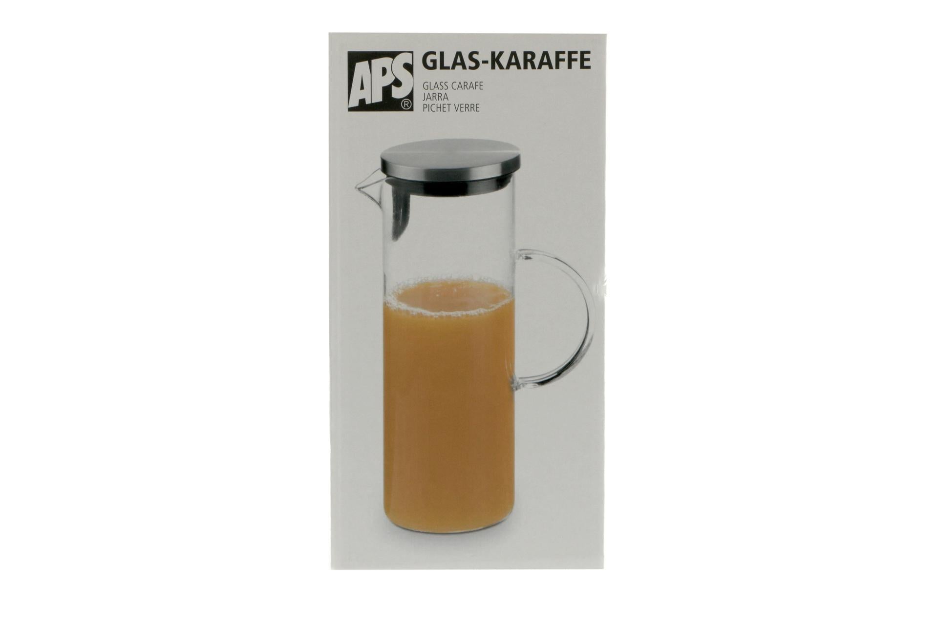 APS Caraffa In Vetro Con Tappo Inox 1.5 L - Ø9.5 x H.27 cm 7