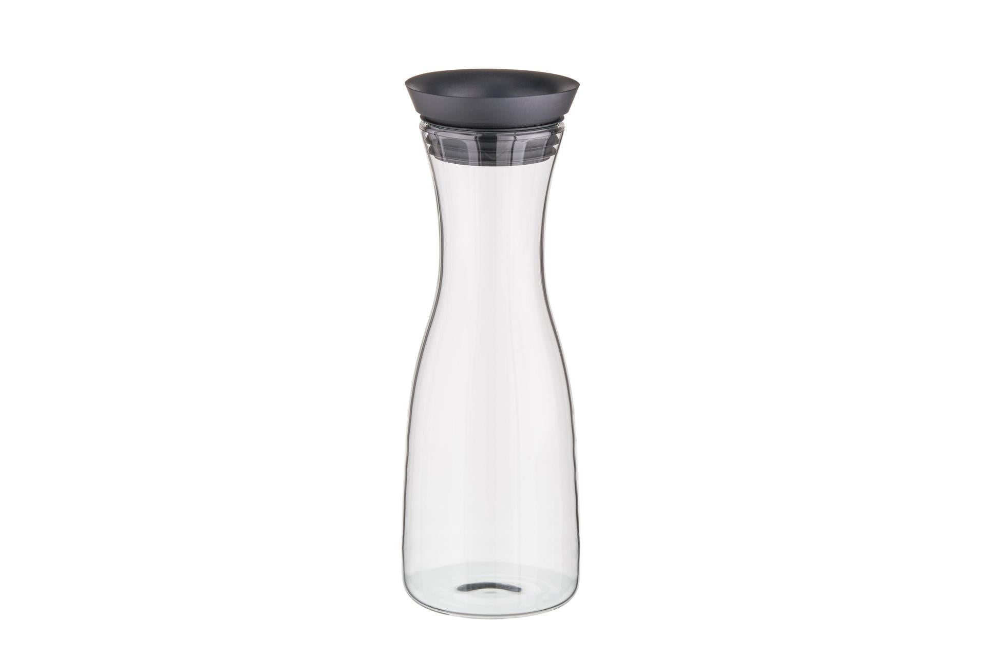 APS Caraffa In Vetro Con Tappo Inox Lt.1.0 - Ø9.5 x H.29 cm