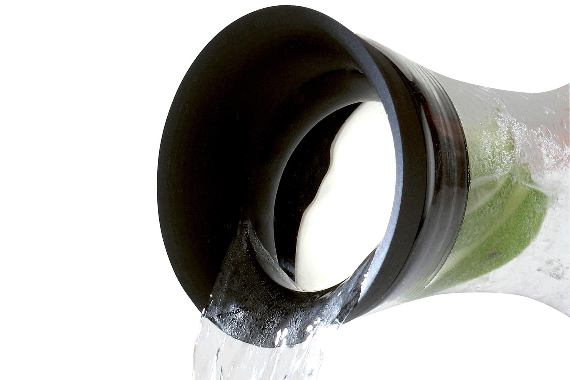 APS Caraffa In Vetro Con Tappo Inox Lt.1.0 - Ø9.5 x H.29 cm 3