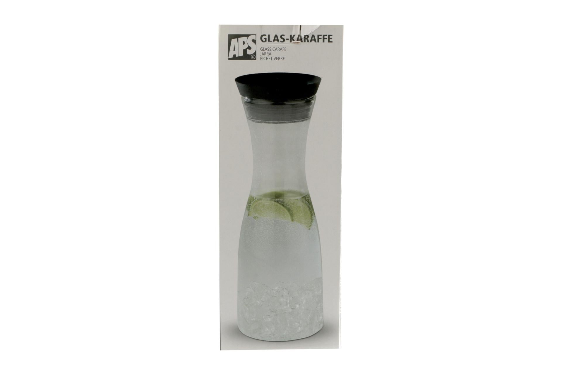 APS Caraffa In Vetro Con Tappo Inox Lt.1.0 - Ø9.5 x H.29 cm 6