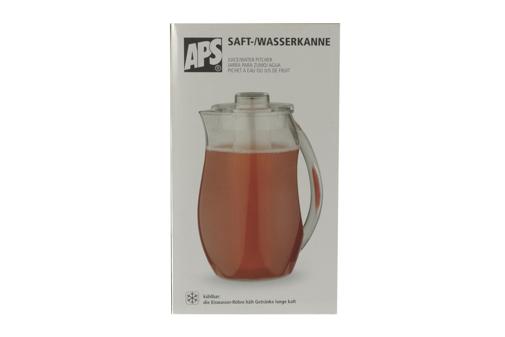 APS Caraffa per Succhi 2.8L - 13 x H.27 cm In Plastica Con Tubo Refrigerante 4