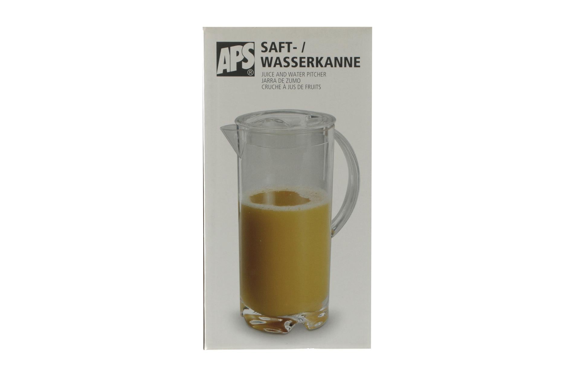APS Caraffa per Succhi In Plastica Con Coperchio 2 Litri - 12 x H.26 cm 4
