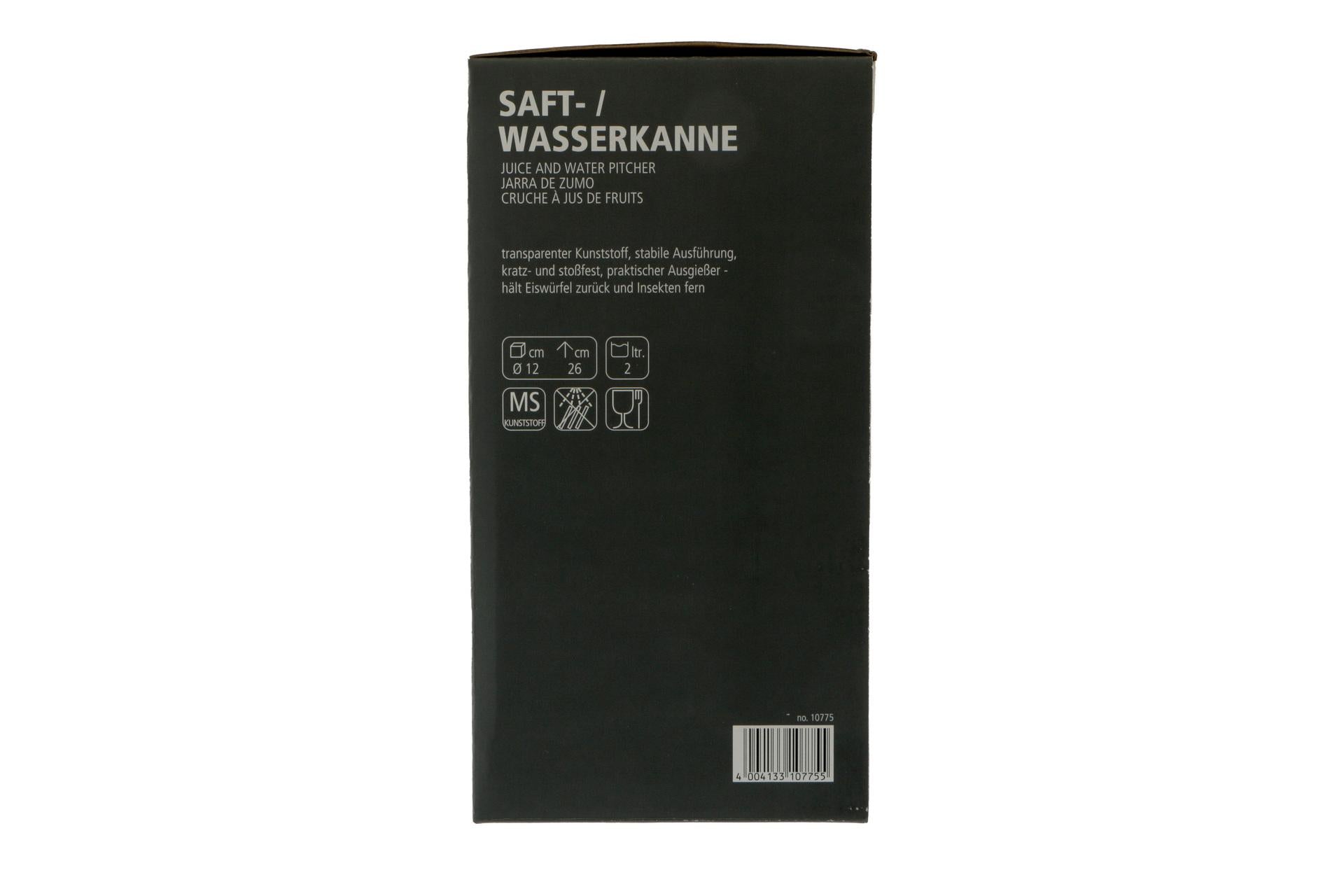 APS Caraffa per Succhi In Plastica Con Coperchio 2 Litri - 12 x H.26 cm 5