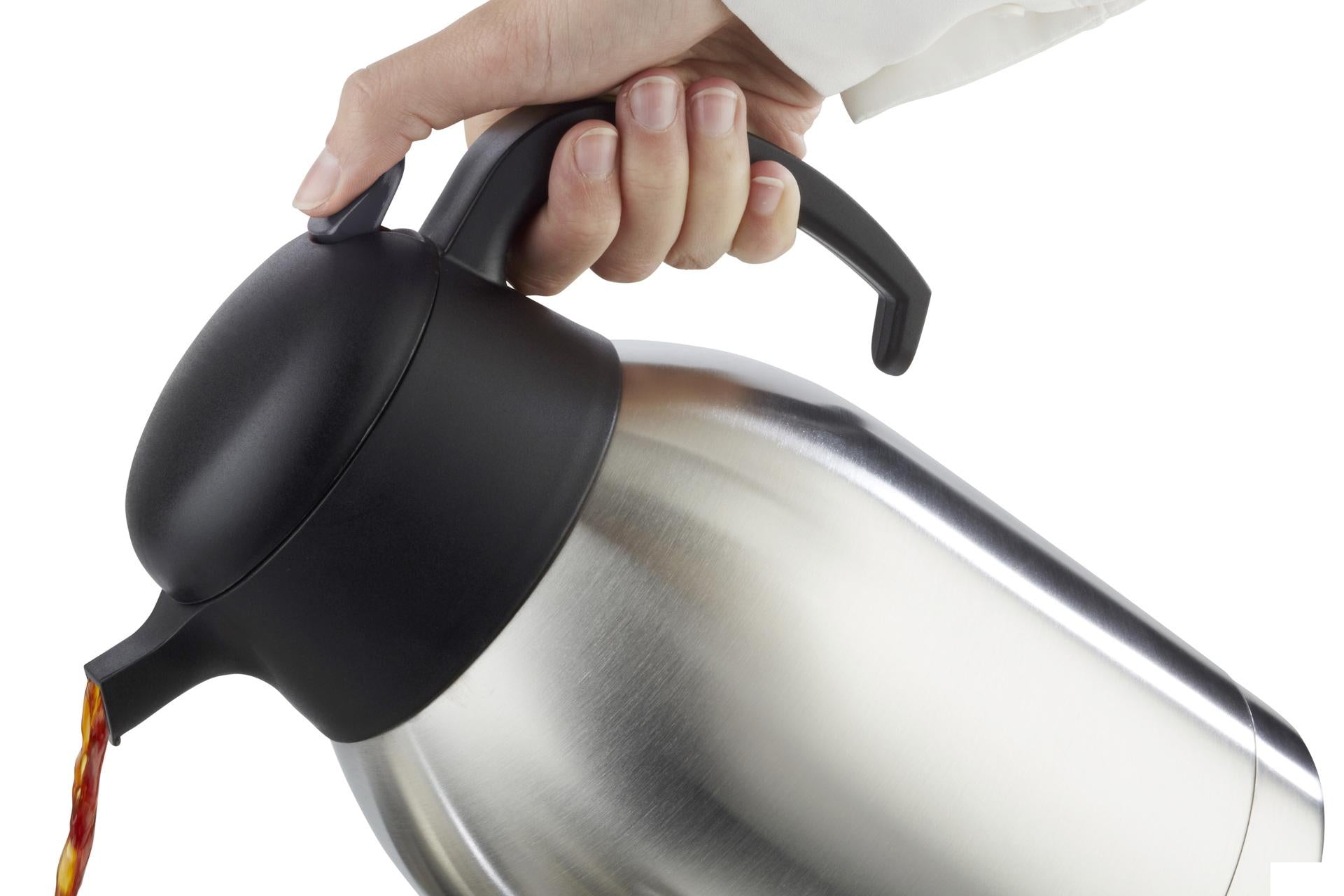 APS Classic Caraffa Isotermica Inox-Polipropilene a Doppia Parete 1.5L - 14 x H.22 cm