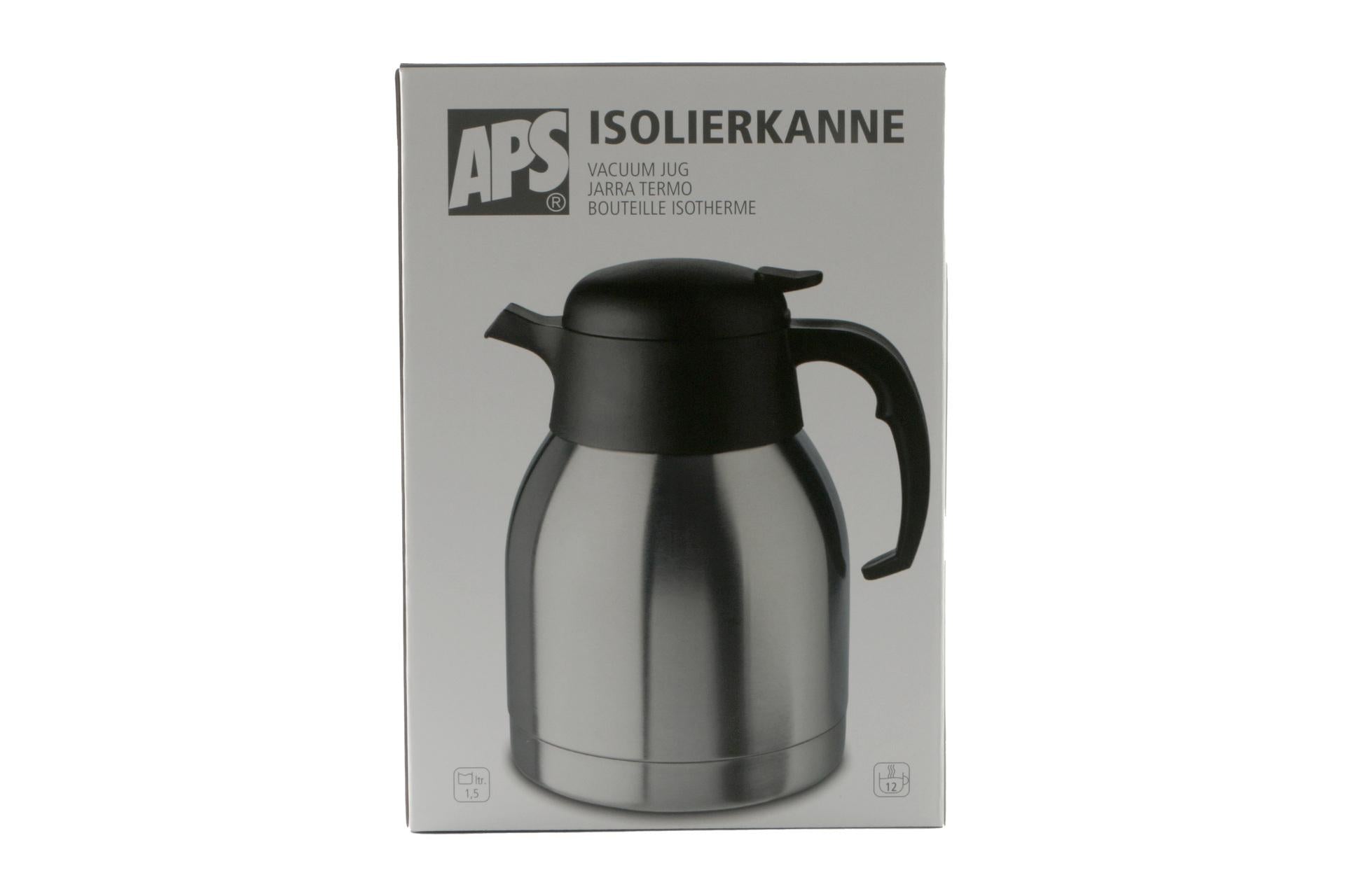 APS Classic Caraffa Isotermica Inox-Polipropilene a Doppia Parete 1.5L - 14 x H.22 cm 5