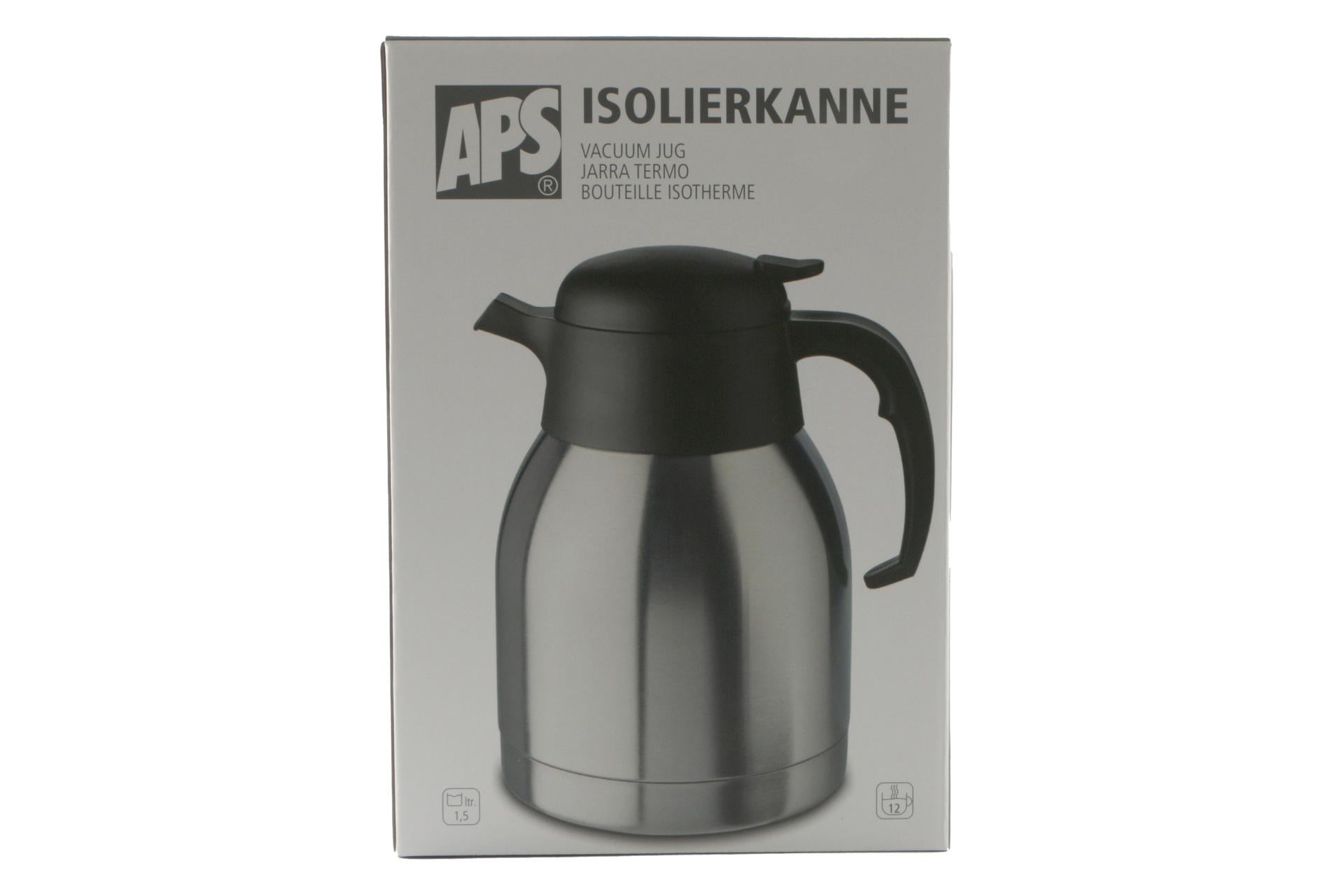APS Classic Caraffa Isotermica Inox-Polipropilene a Doppia Parete 1.5L - 14 x H.22 cm 7