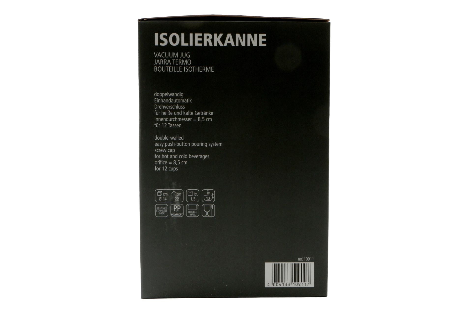APS Classic Caraffa Isotermica Inox-Polipropilene a Doppia Parete 1.5L - 14 x H.22 cm 8