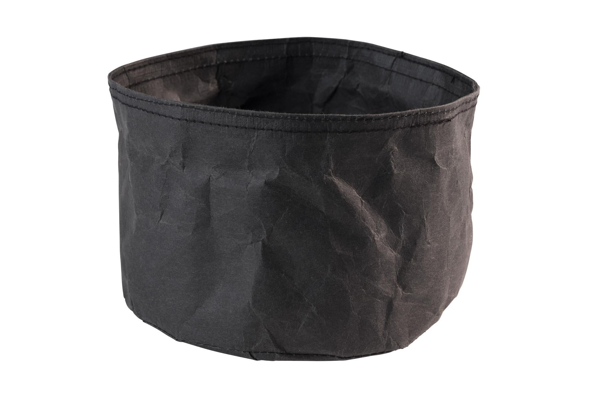 APS Porta Pane Tondo Ø17 cm - H.11 cm In Fibra Naturale Esterno-Interno Nero