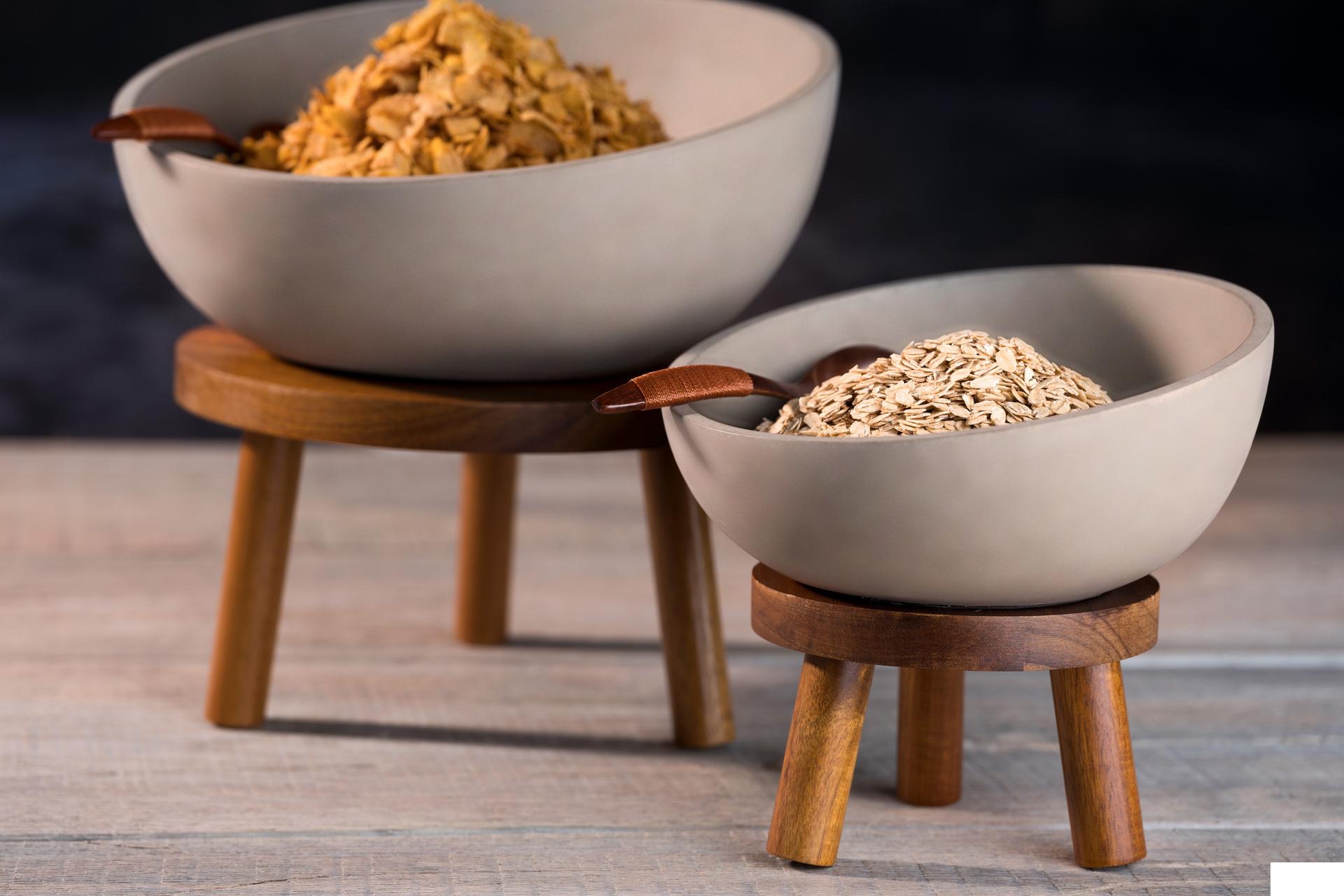 APS Alzata Buffet In Acacia H.10 cm - Ø15 cm In Legno di Acacia 5