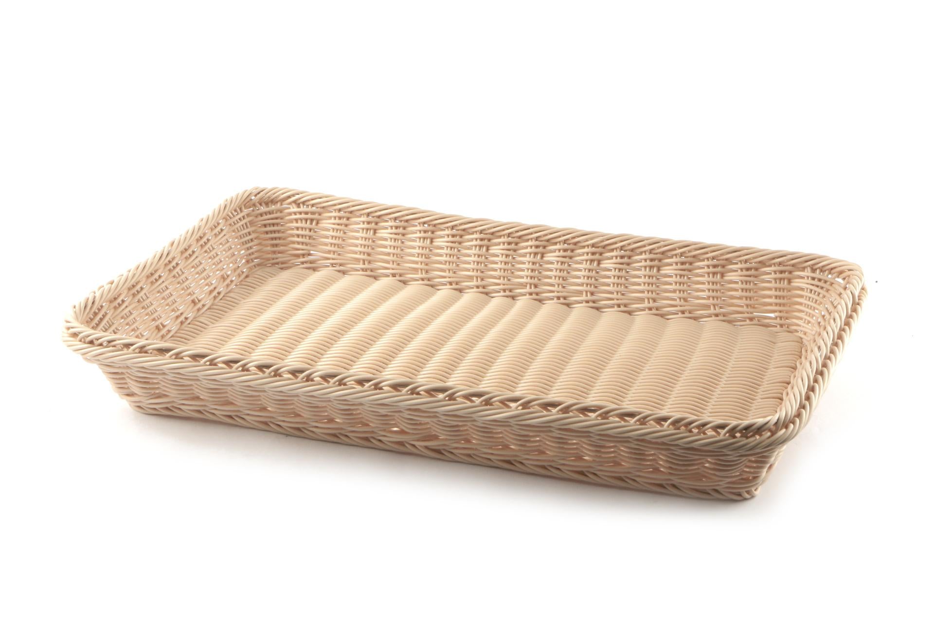 APS GN Line Cesta Buffet GN 1/1 H.6.5 cm - 53 x 32.5 cm In Polipropilene Beige