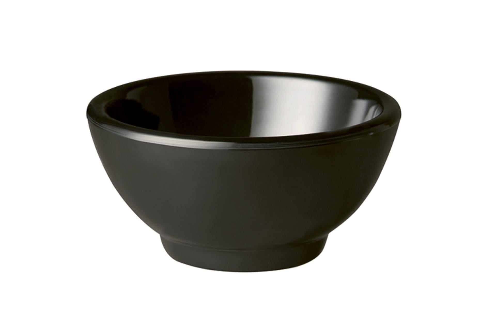 APS Pure Coppetta Tonda Ø5.5 cm - H.3 cm In Melamina Nera Infrangibile, Impilabile