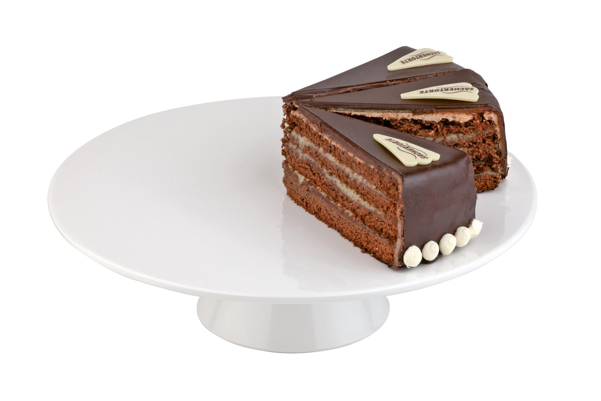 APS Alzata Torta Rotonda Ø31 cm - H.8 cm In Melamina Bianca