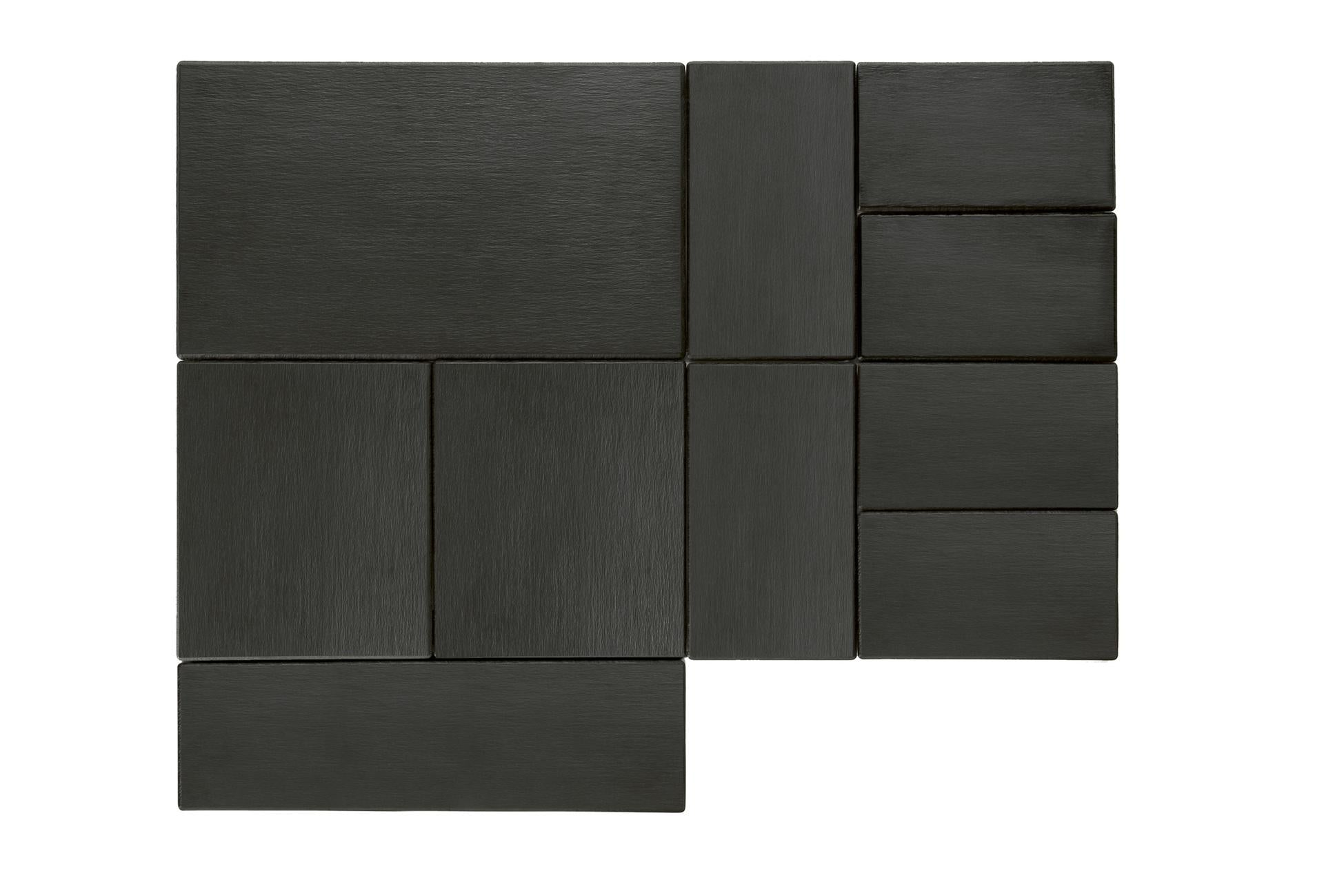 APS Vassoio In Melamina Nera Effetto Ardesia GN 1/1 - 53 x 32,5 cm H.1.2 Con Piedini Antiscivolo 4