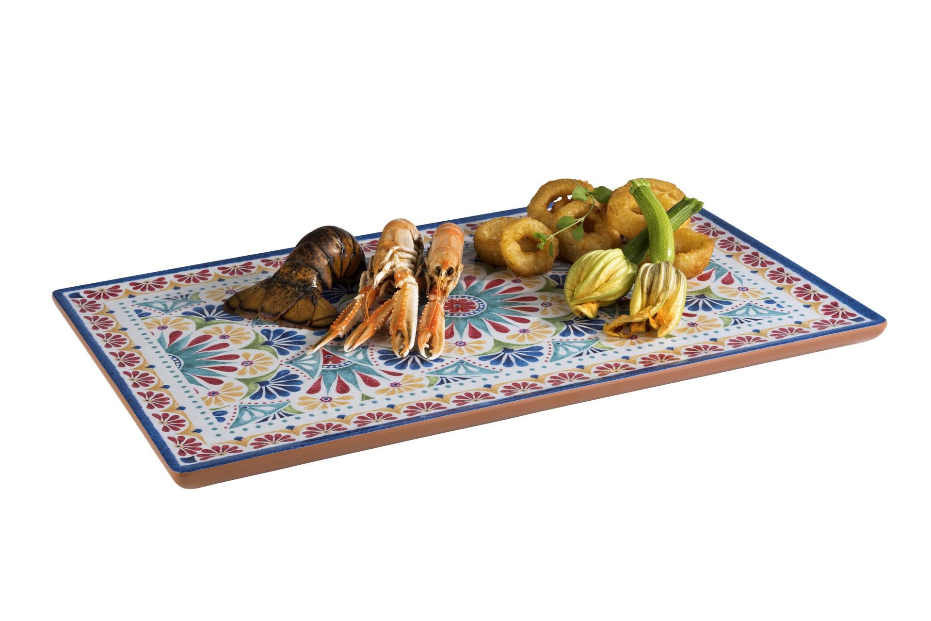 APS Arabesque Vassoio Decorato In Melamina GN 1/1 - 53 x 32.5 cm H.2 Con Piedini Antiscivolo 4