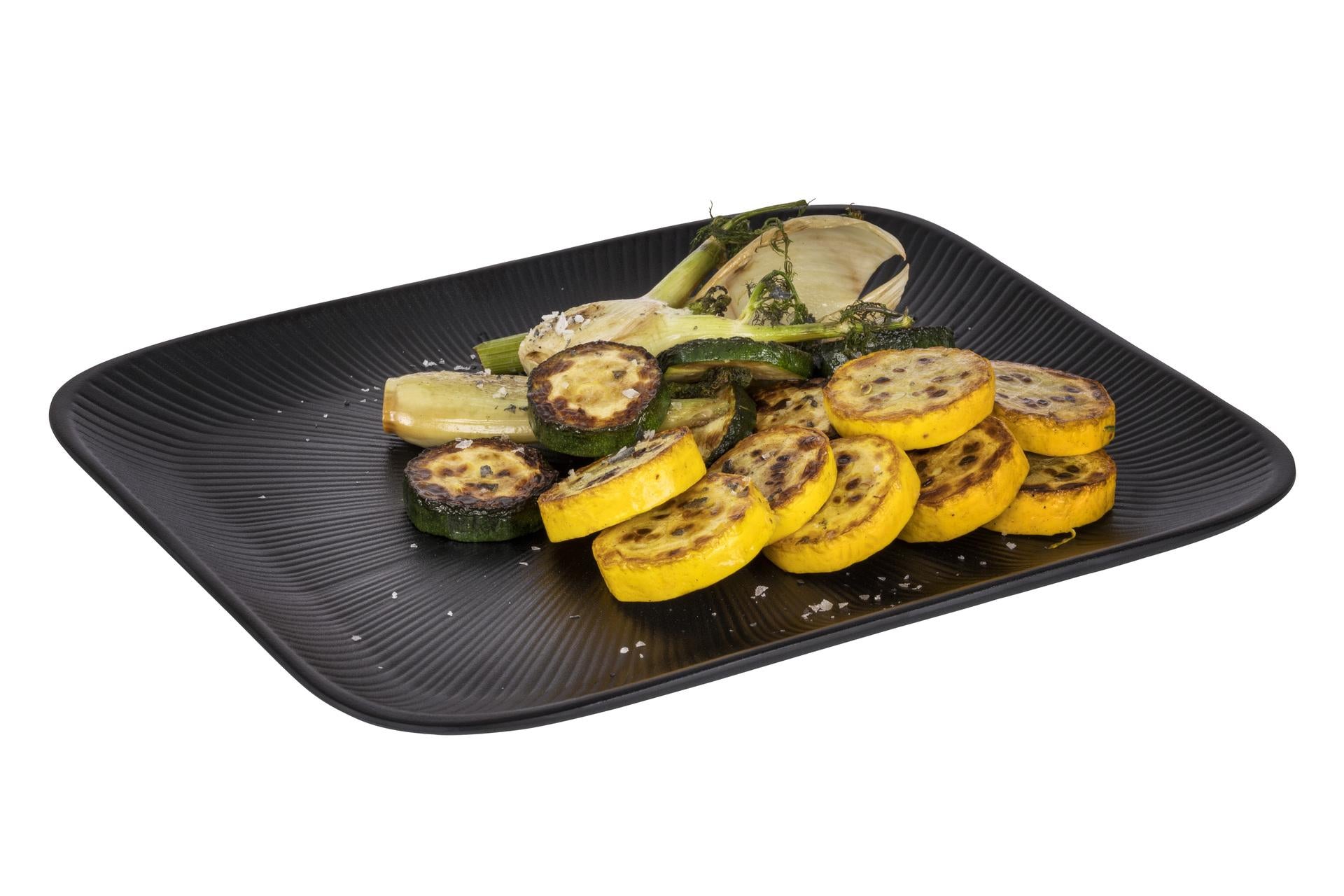 APS Vassoio Rettangolare In Melamina Nero GN 1/2 - 32,5 x 26,5 cm H.2,5 cm Resistente Fino a 70°C