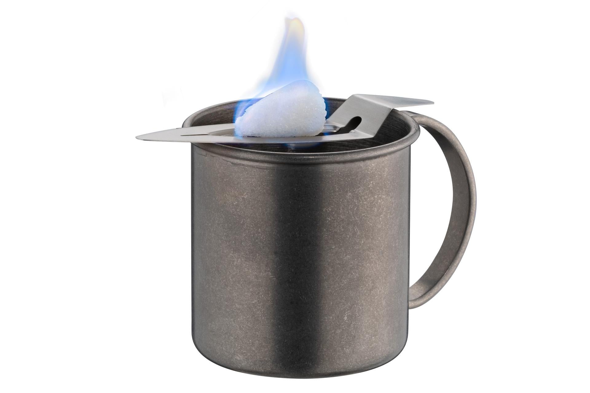 APS Tazza Barrel Moscow Mule Ø9 cm - H.9 cm 45 cl In Acciaio Inossidabile Antik-Edelstahl-Look